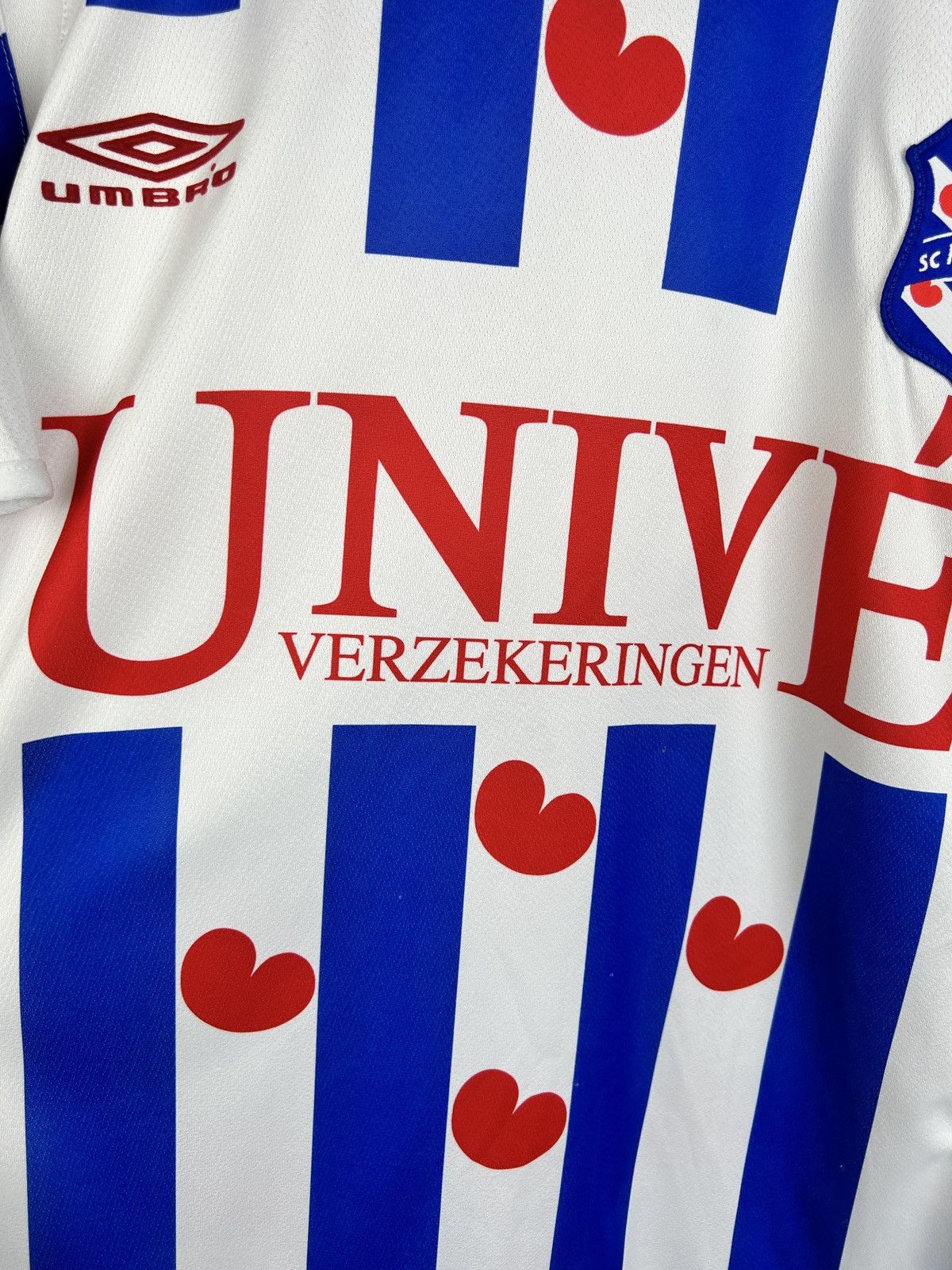 Umbro 00s Umbro SC Heerenveen 2005/06 Home Kit Soccer Jersey S Size US S / EU 44-46 / 1 - 4 Thumbnail