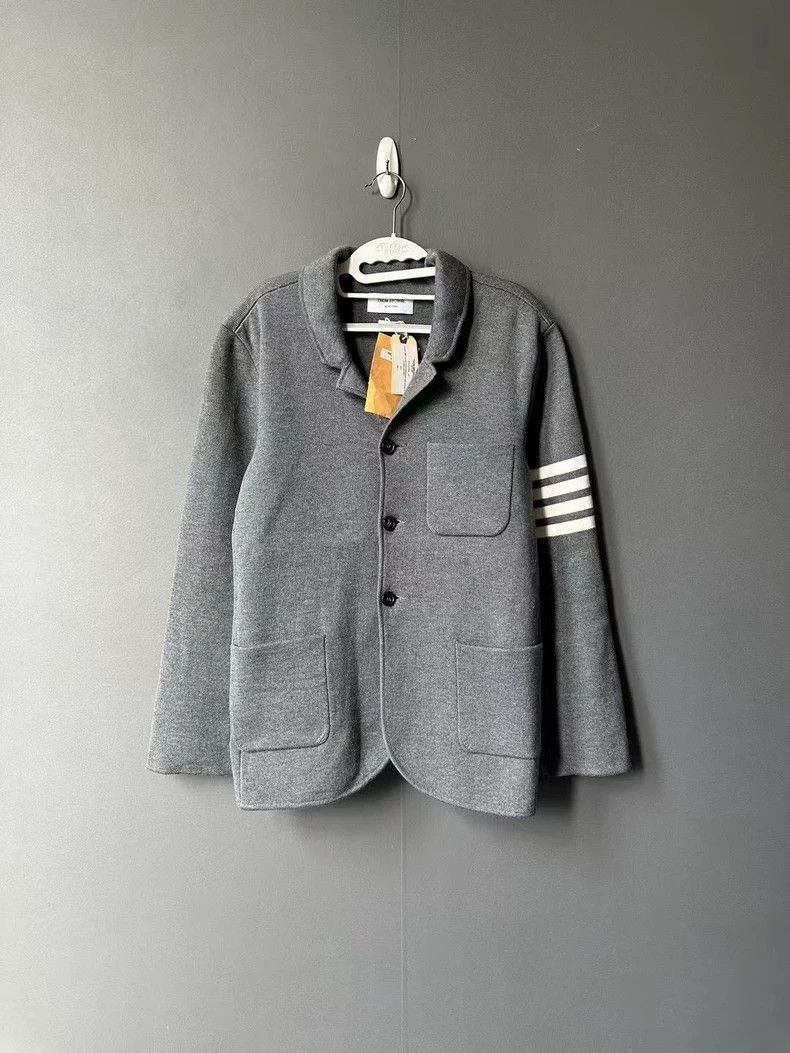 Thom Browne Thom Browne size3 Wool knit suits Size 34R - 1 Thumbnail