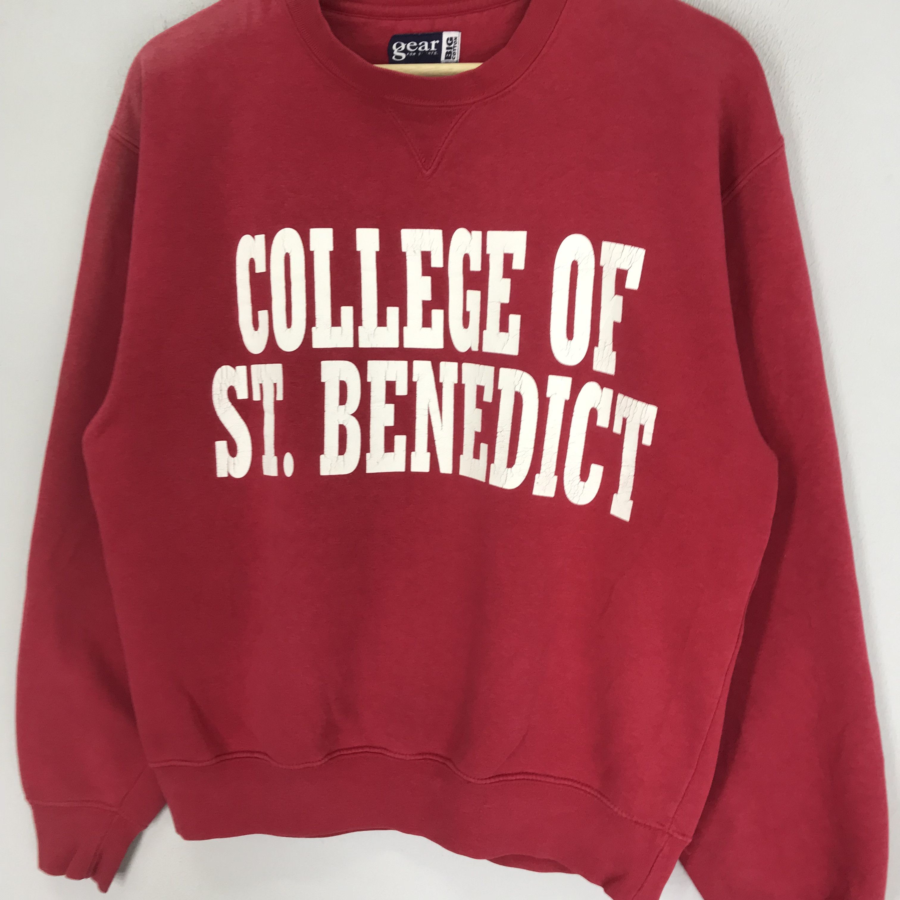 Vintage Vintage College Of St. Benedict Red Sweatshirt - 411 Size US S / EU 44-46 / 1 - 3 Thumbnail