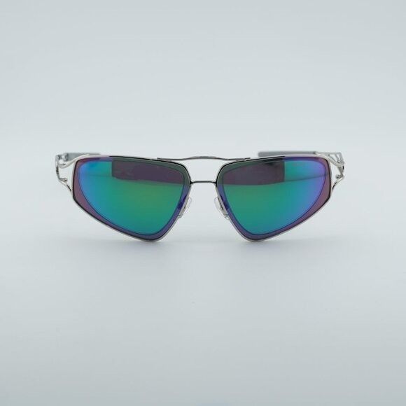 Nike NIKE VEIL EV24048 043 Sunglasses Silver Geometric Frame Size ONE SIZE - 4 Thumbnail