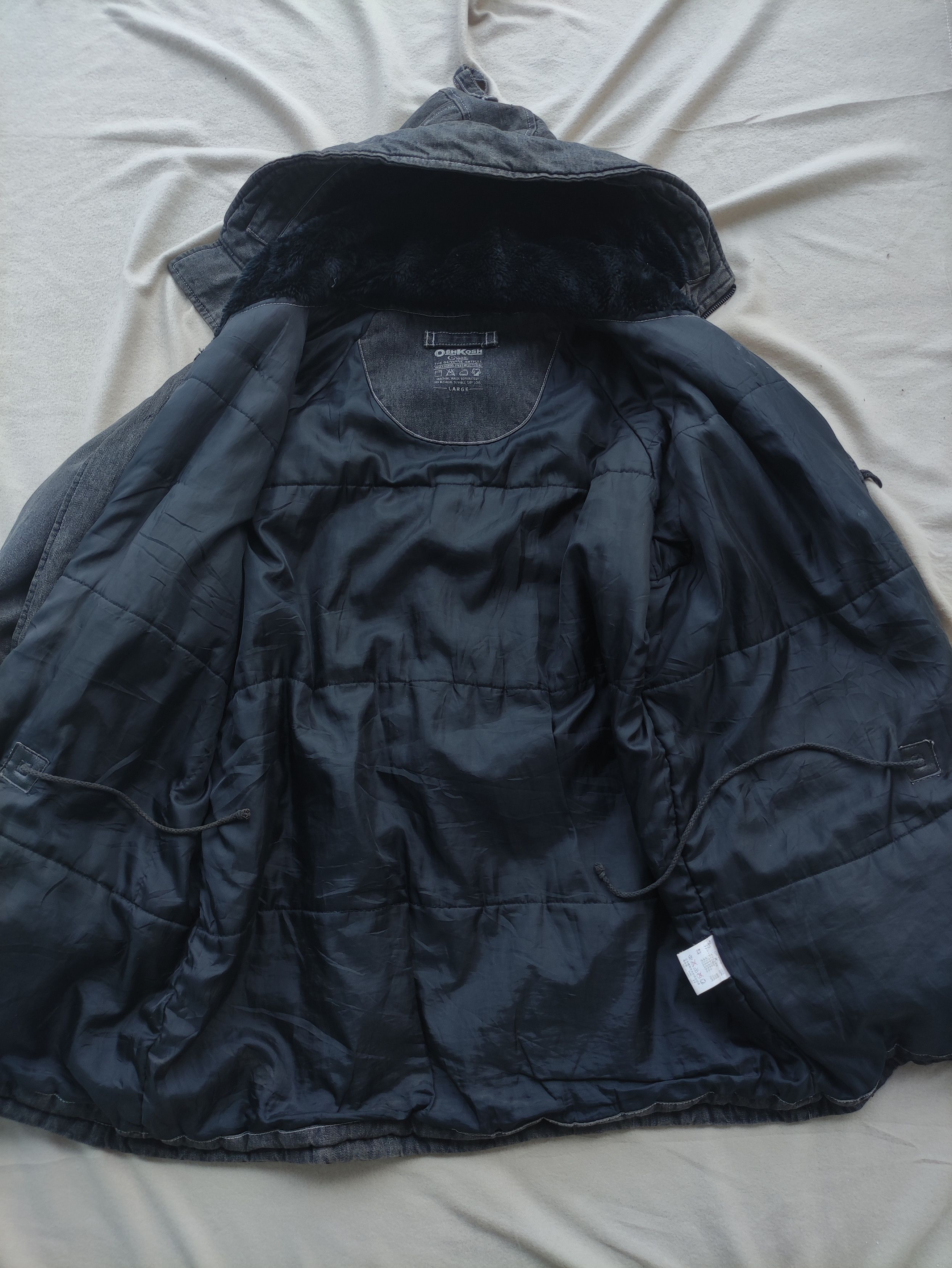 OSHKOSH CLASSIC DENIM PARKA HOODED JACKET