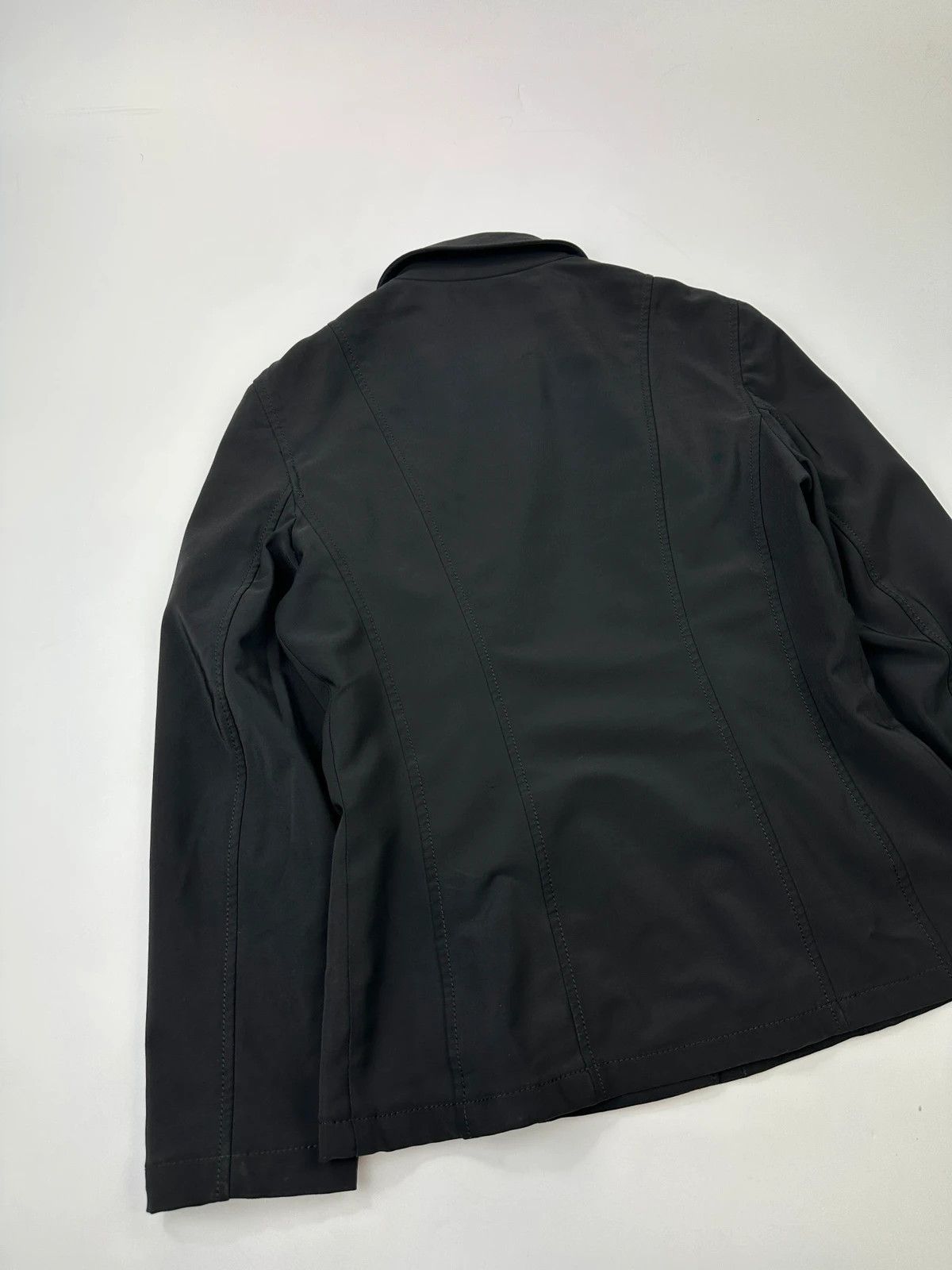 Prada Prada Milano SS1997 Black Nylon Tailored Jacket Size M / US 6-8 / IT 42-44 - 7 Thumbnail