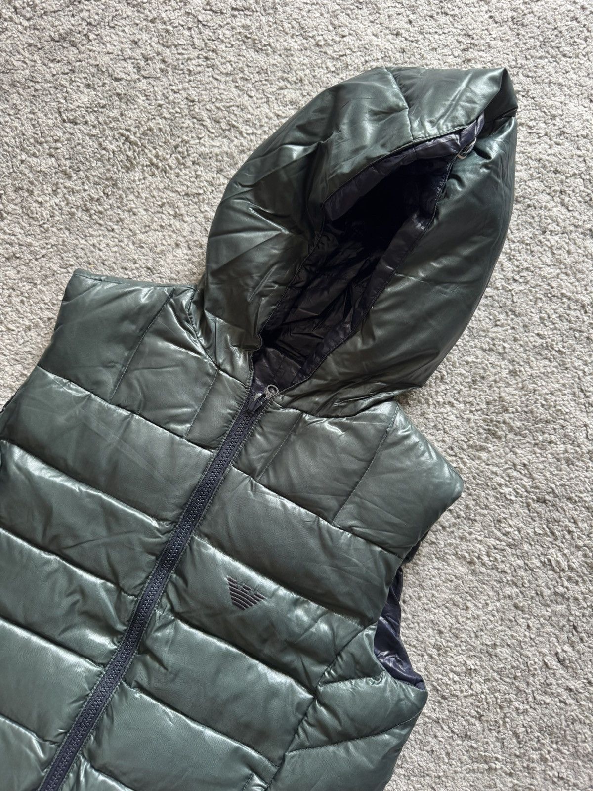 Armani Armani vintage reverse vest Y2K Size XXS / US 00 / IT 34 - 2 Thumbnail