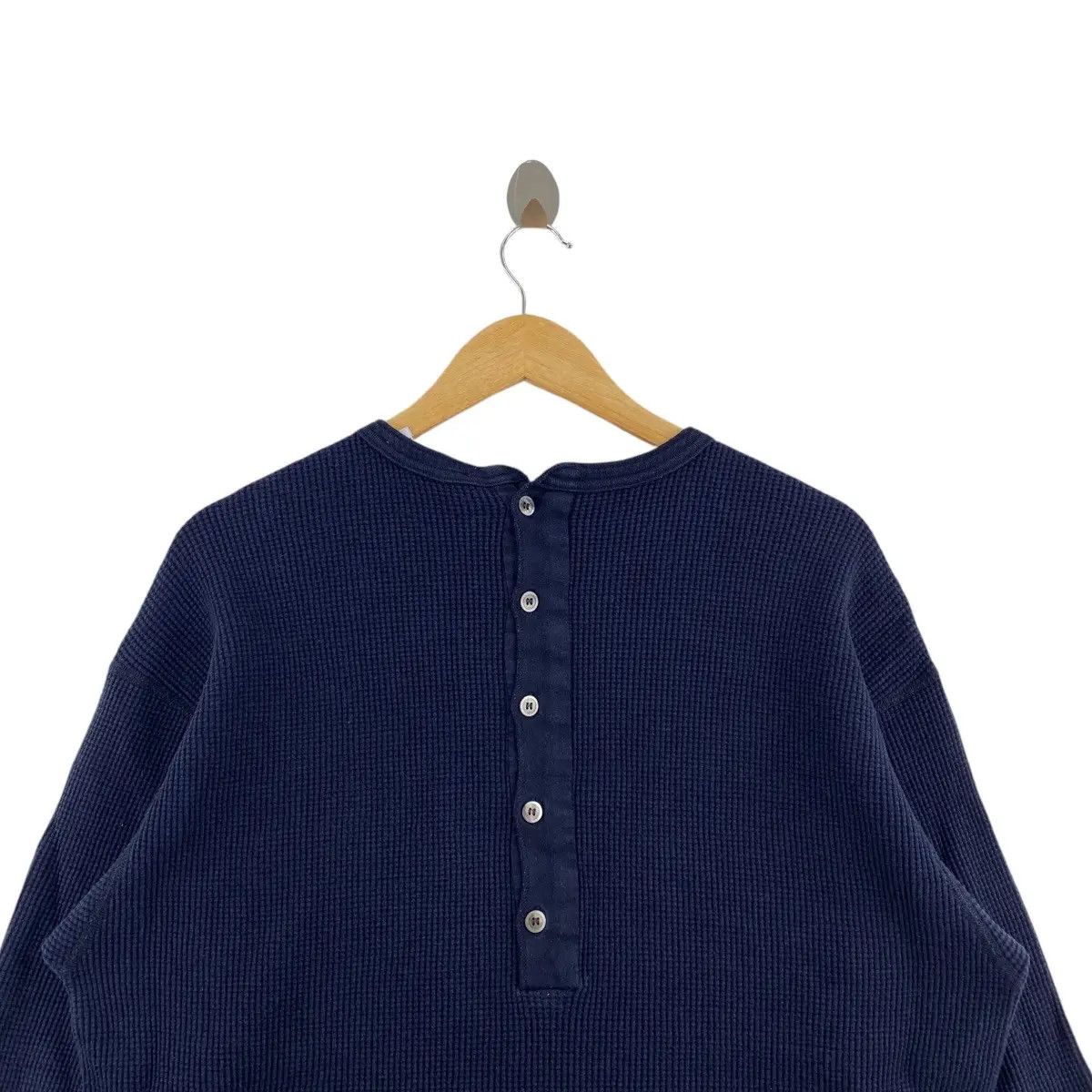 Vintage Vintage AMERICANA TOKYO JAPAN Indigo Tee Shirt Size L / US 10 / IT 46 - 3 Thumbnail
