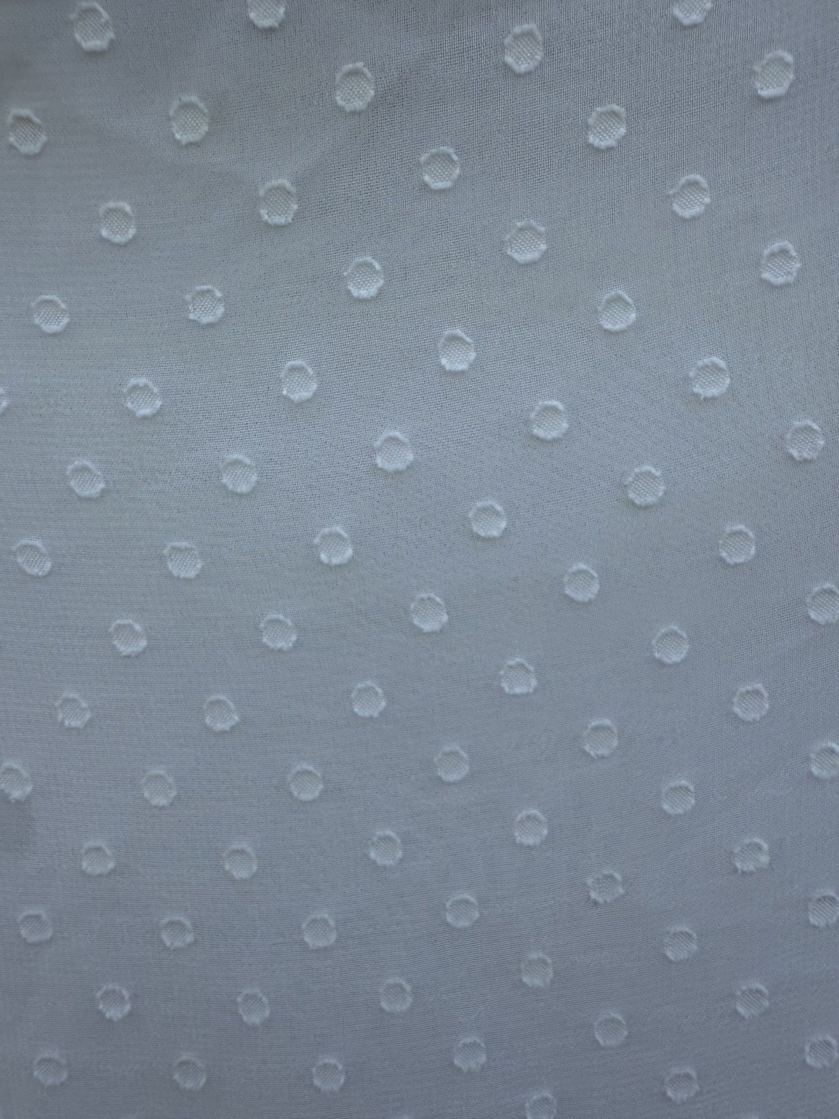 Other Altar'd State Mini Dress Sheer Ivory Swiss Dot Tiered Bell Size XS / US 0-2 / IT 36-38 - 3 Thumbnail
