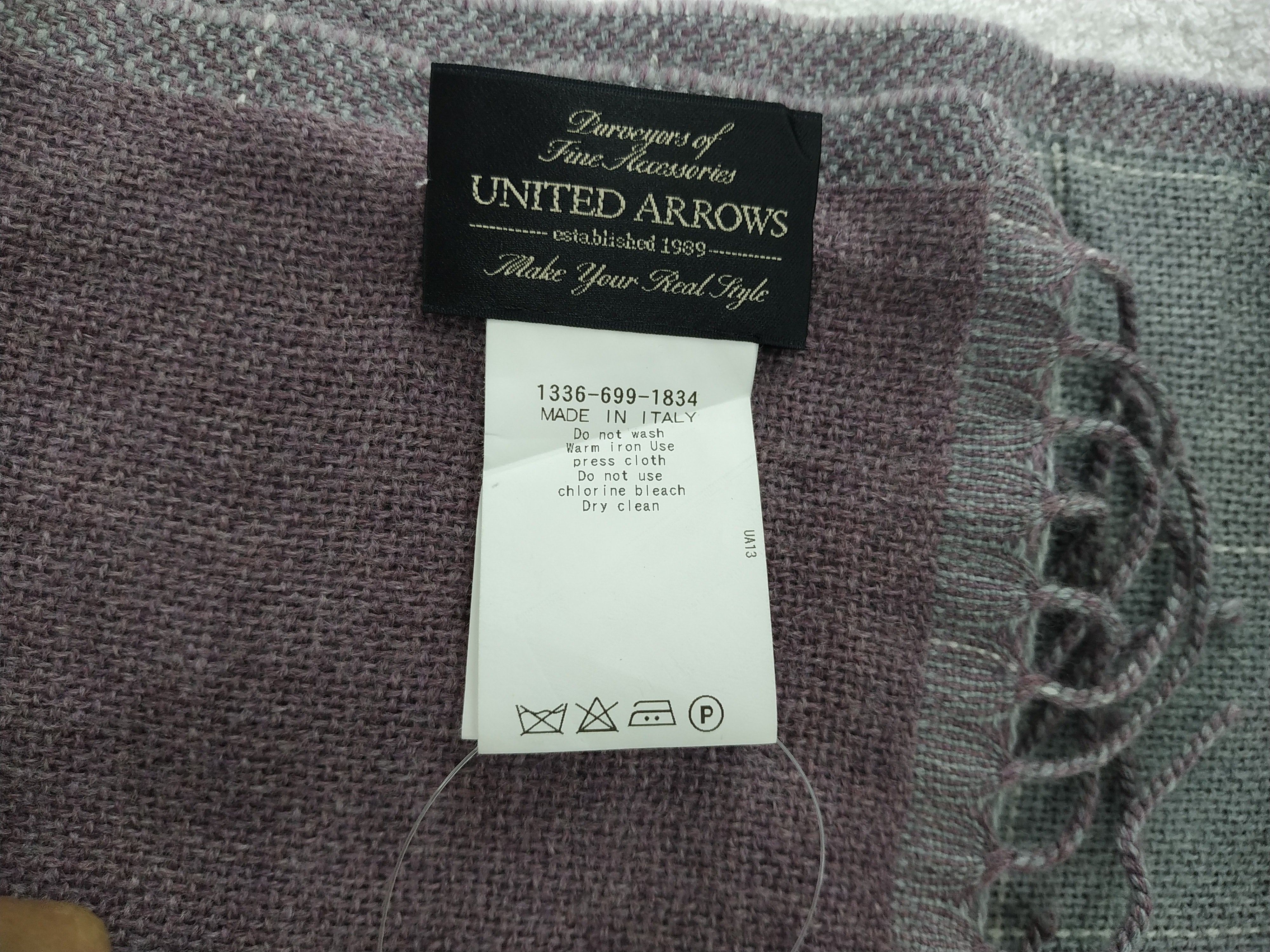 United Arrows Vintage United Arrows Scarf/Muffler/Neckwear MF315 Size ONE SIZE - 5 Thumbnail