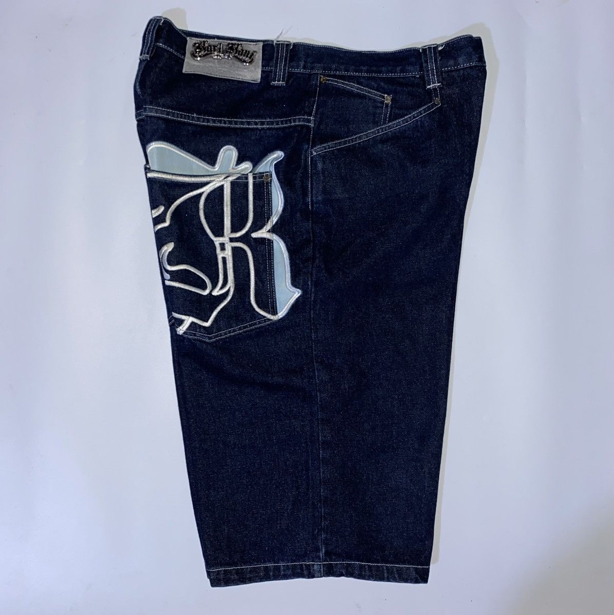 Karl Kani Vintage 90’s Karl Kani Baggy Jorts Denim Jean Size US 34 / EU 50 - 4 Thumbnail