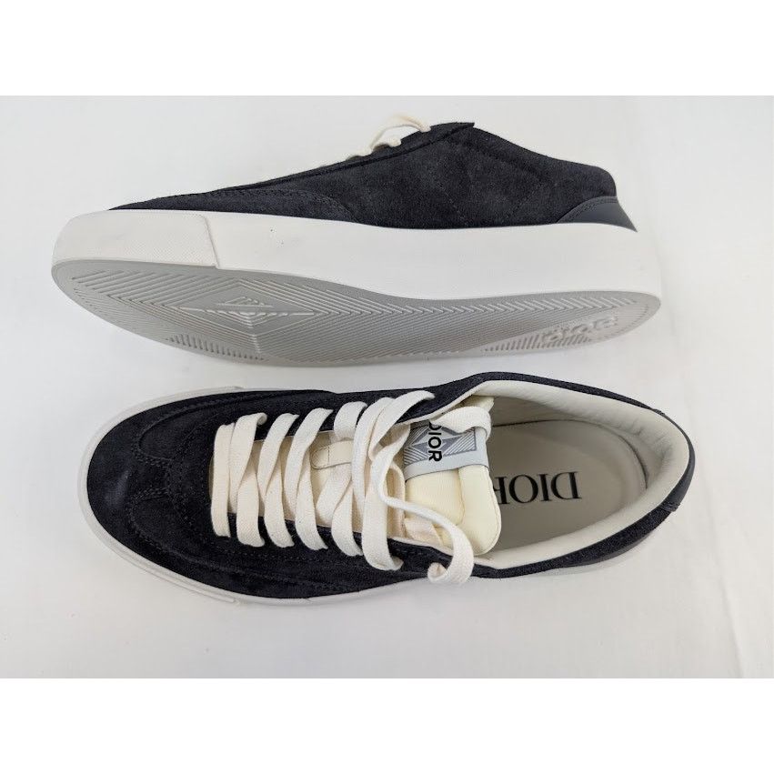 Dior o1rshd1 Leather Low Top Sneaker in Grey / Green Size US 8 / EU 41 - 1 Thumbnail