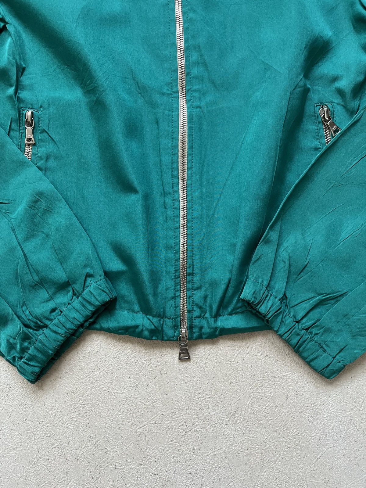Prada Prada Emerald Green Silk Jacket Size S / US 4 / IT 40 - 14 Thumbnail