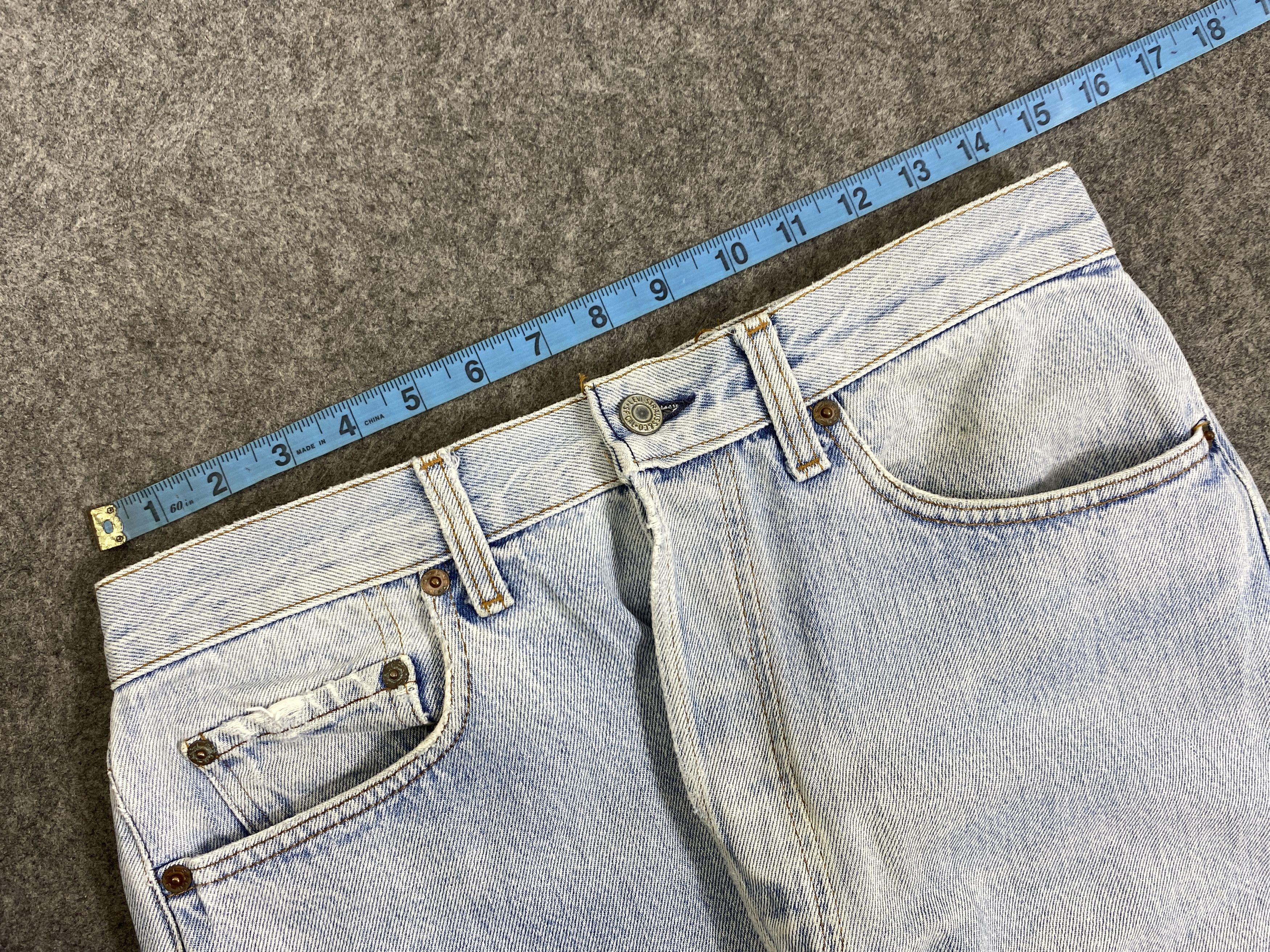 Levi's Light Blue Wash Vintage Levis 501 Jeans 30x29.5 - JN3146 Size US 30 / EU 46 - 5 Thumbnail