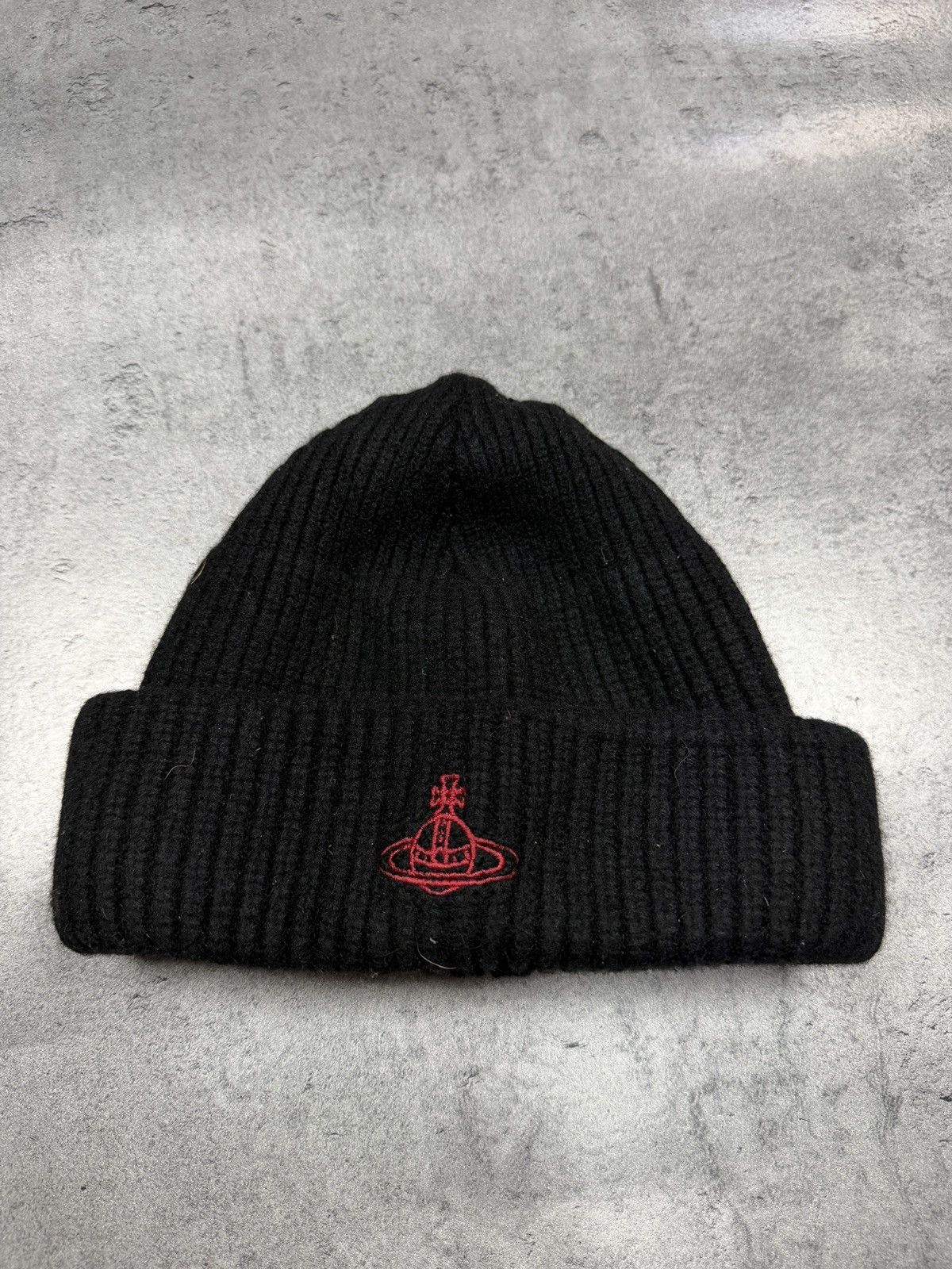 Vivienne Westwood vivienne westwood Sporty logo embroidered wool knit beanie Size ONE SIZE - 1 Thumbnail