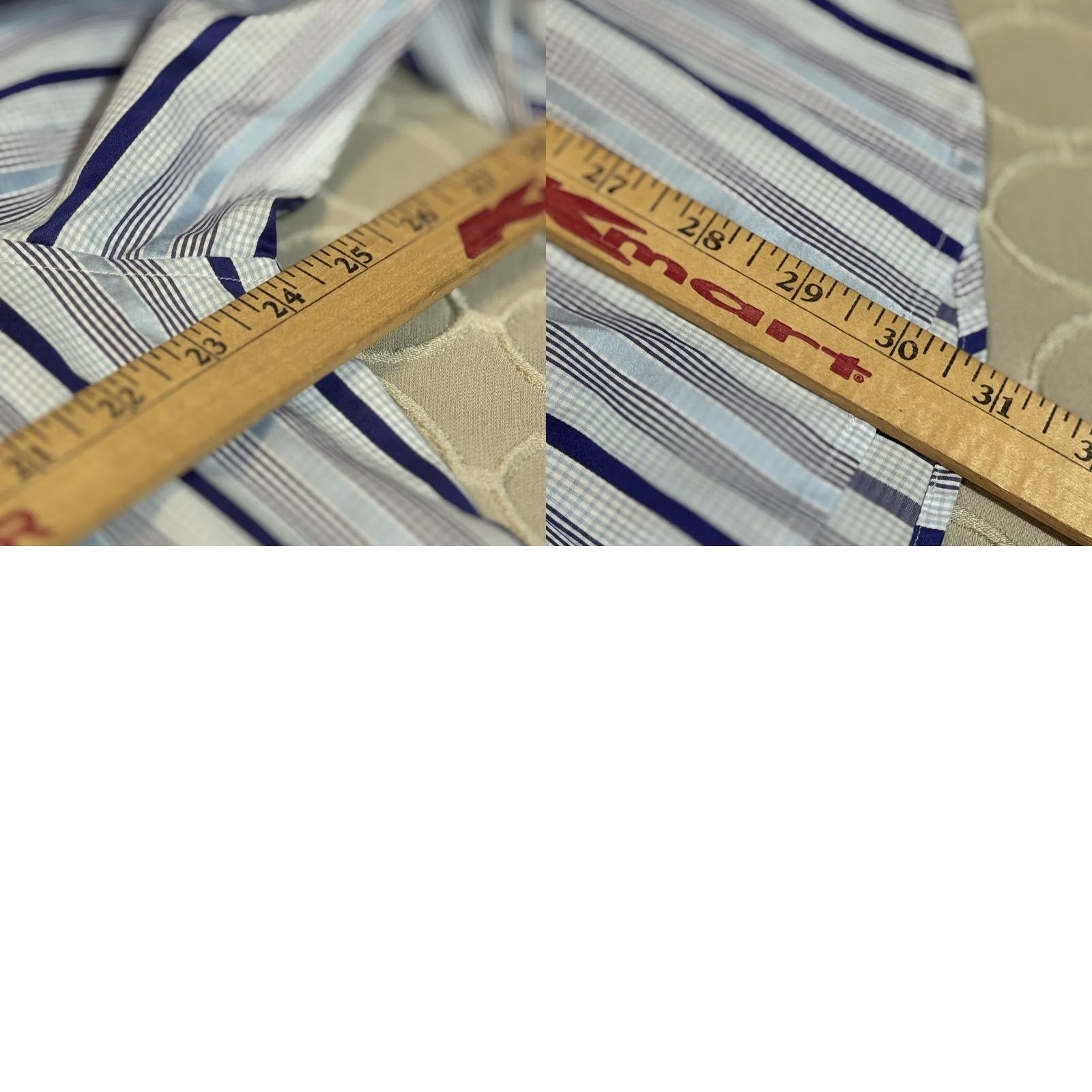 Robert Graham Robert Graham Shirt Mens XL Blue Striped Long Sleeve Button Up Cotton Size US XL / EU 56 / 4 - 8 Thumbnail