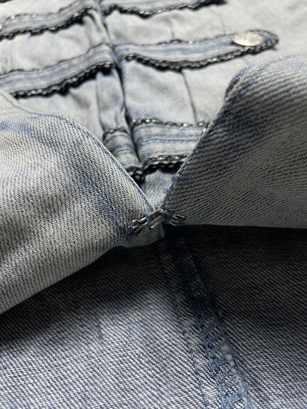 Japanese Brand 2000’s Drcws - Napoleon Wash Denim Jacket Size S / US 4 / IT 40 - 9 Thumbnail