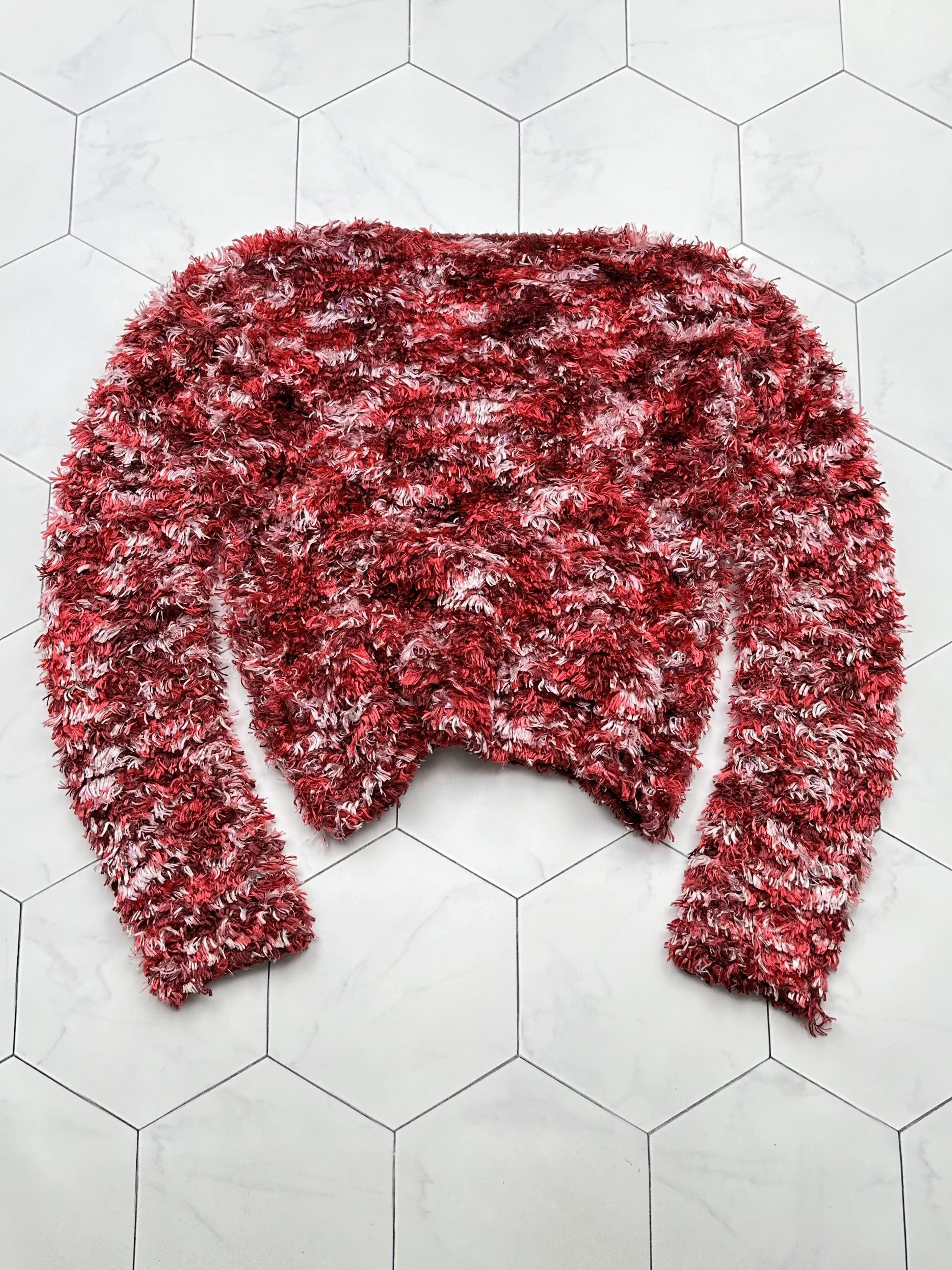 Vintage Vintage Mohair Cropped Sweater (B415)E2 Size M / US 6-8 / IT 42-44 - 4 Thumbnail