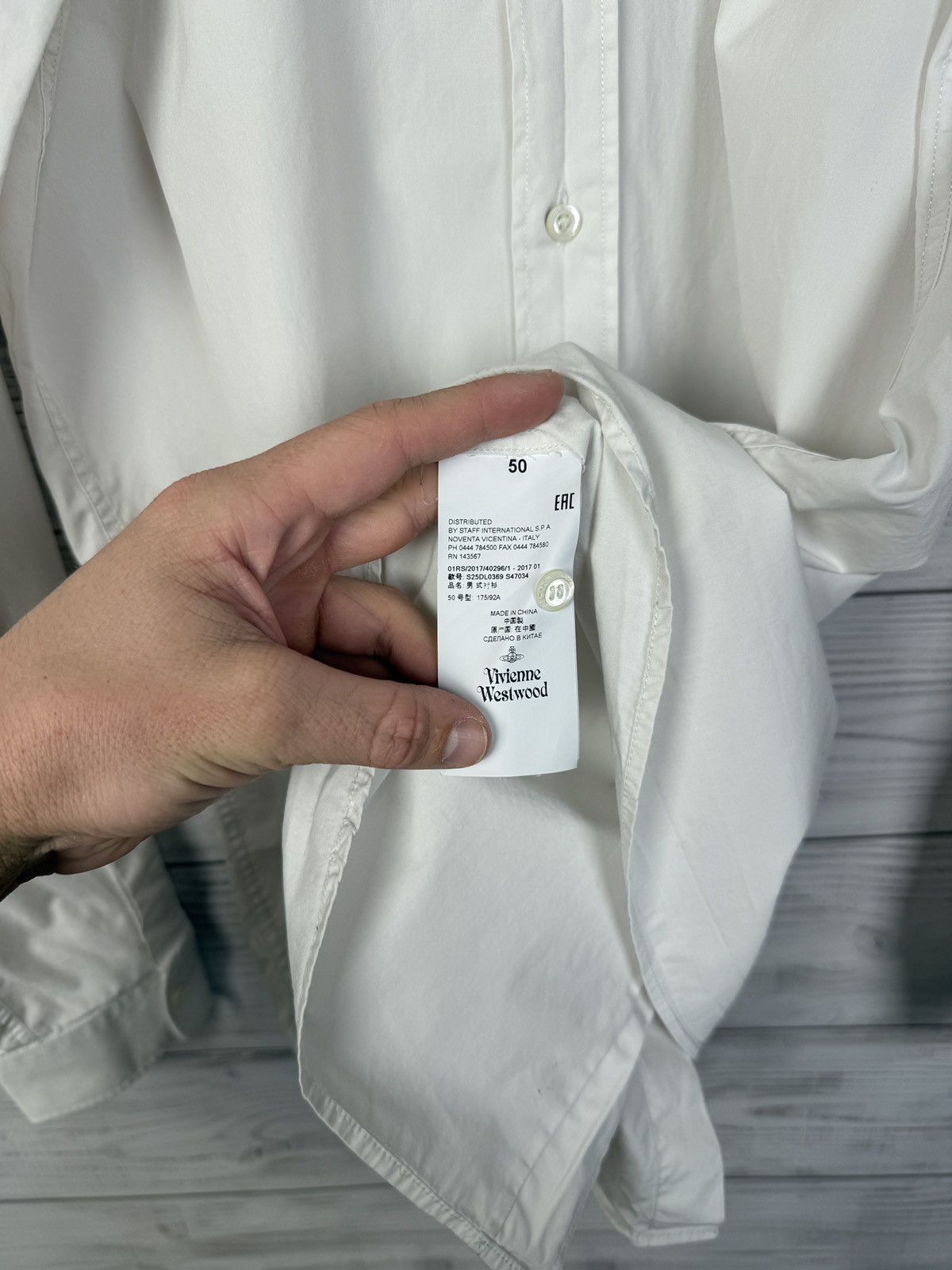 Vivienne Westwood Vivienne Westwood Shirt Button Up Long Sleeve Size US L / EU 52-54 / 3 - 11 Thumbnail