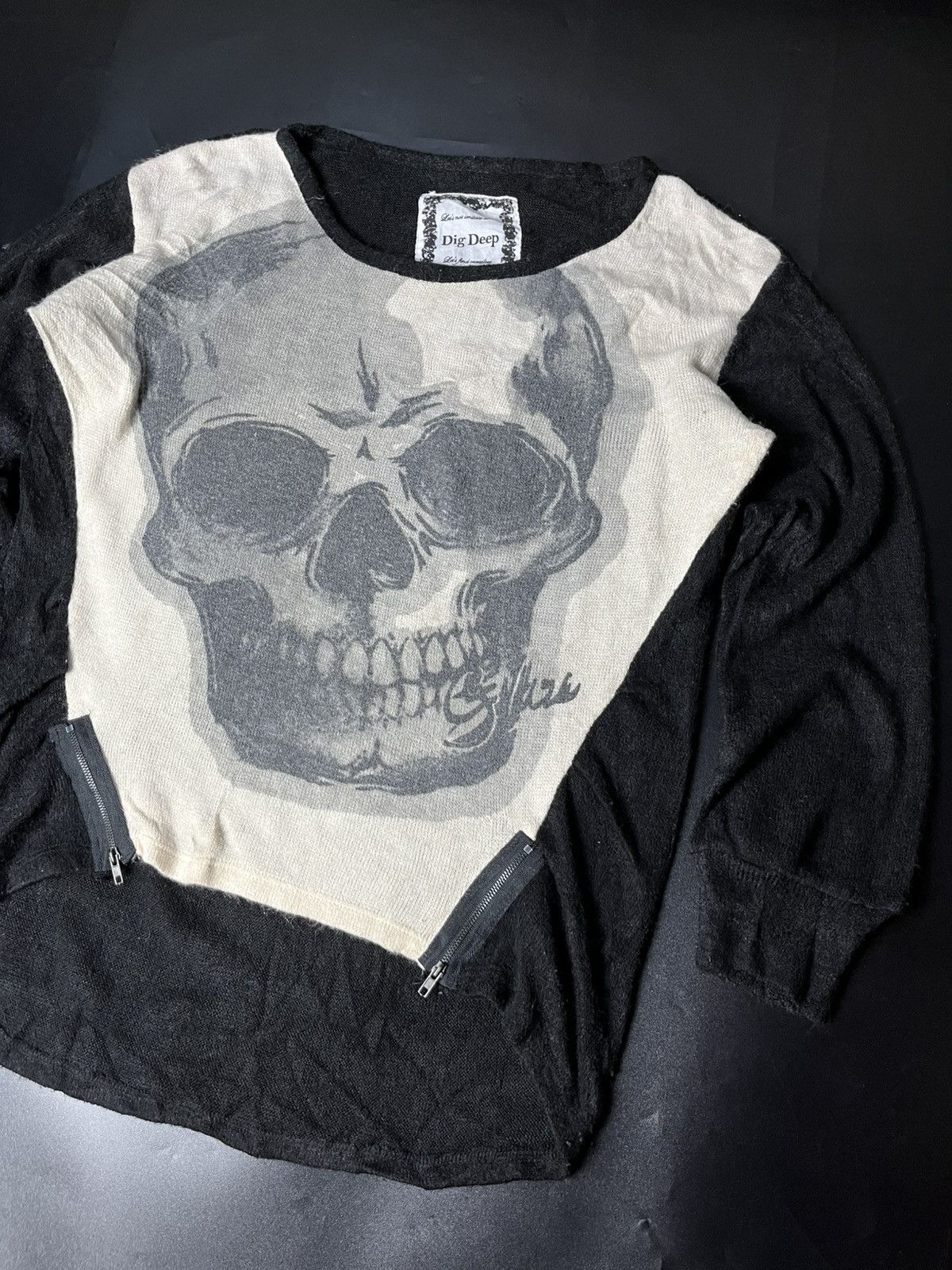 Hysteric Glamour × If Six Was Nine × Japanese Brand Japanese Big Deep Skulls poem Size US M / EU 48-50 / 2 - 4 Thumbnail