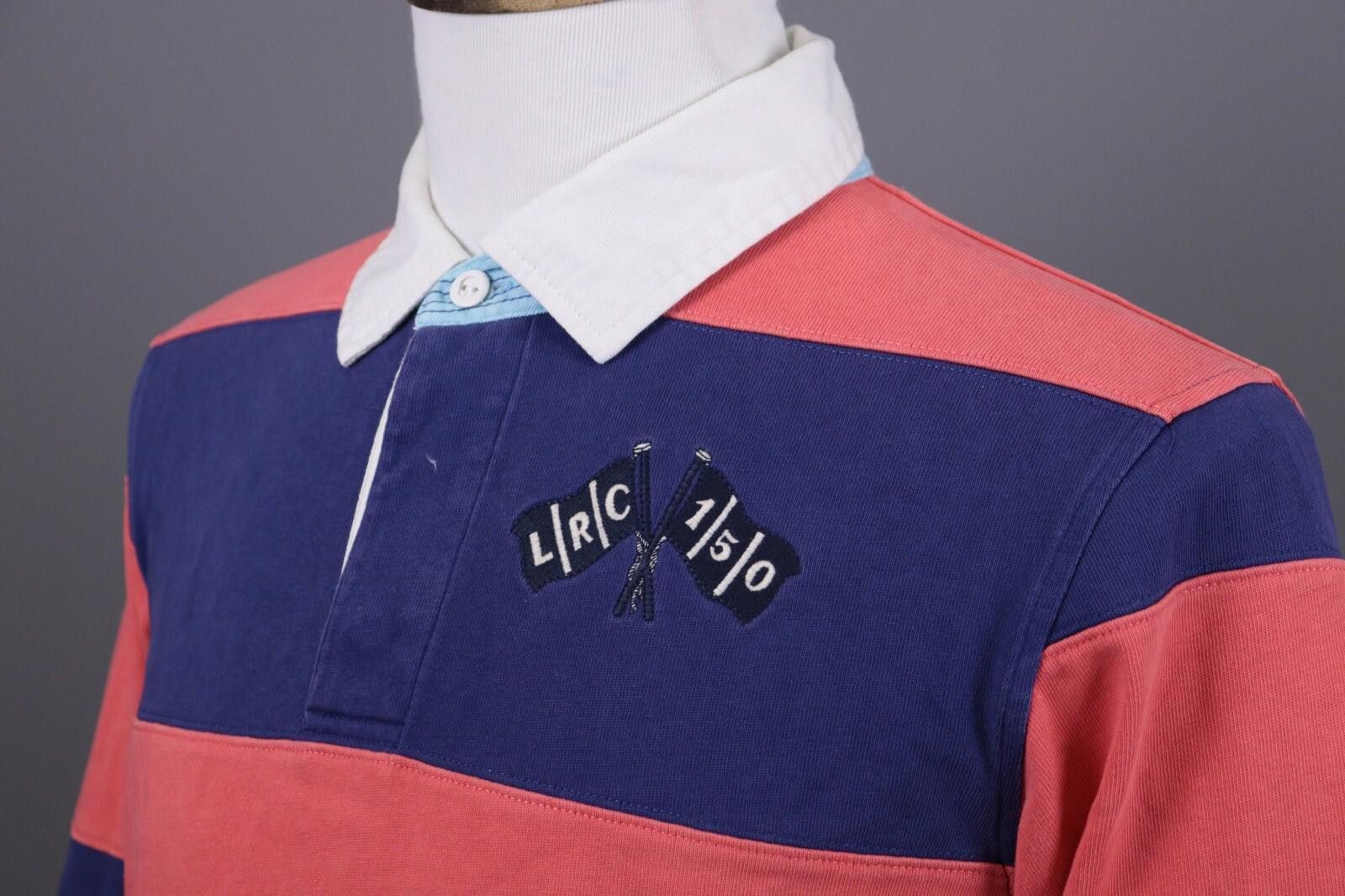 Designer Hackett London Tailored Fit Rugby Polo Sweater Size M Size US M / EU 48-50 / 2 - 7 Thumbnail