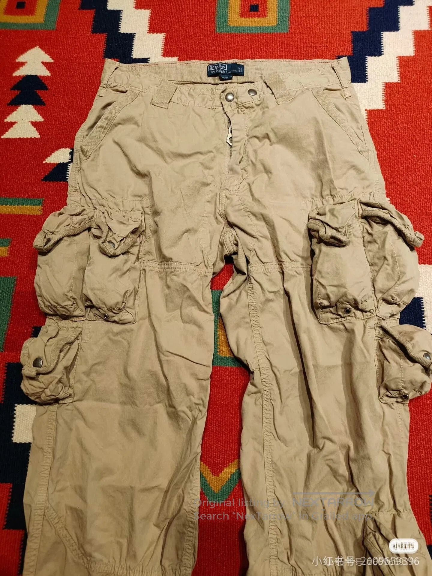 Polo Ralph Lauren Vintage Polo Ralph Lauren Cargo Pants. Size US 34 / EU 50 - 3 Thumbnail
