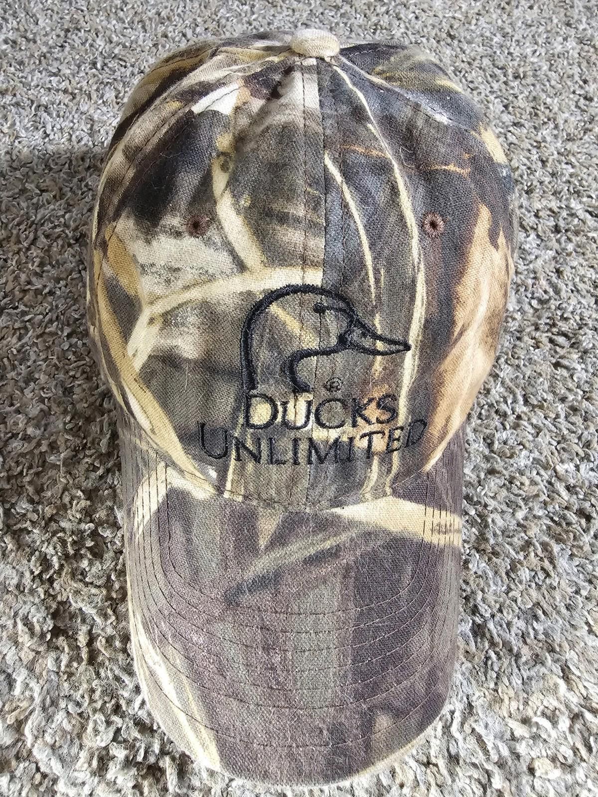 Designer Ducks Unlimited Grass Camo Strapback Hat Size ONE SIZE - 2 Thumbnail