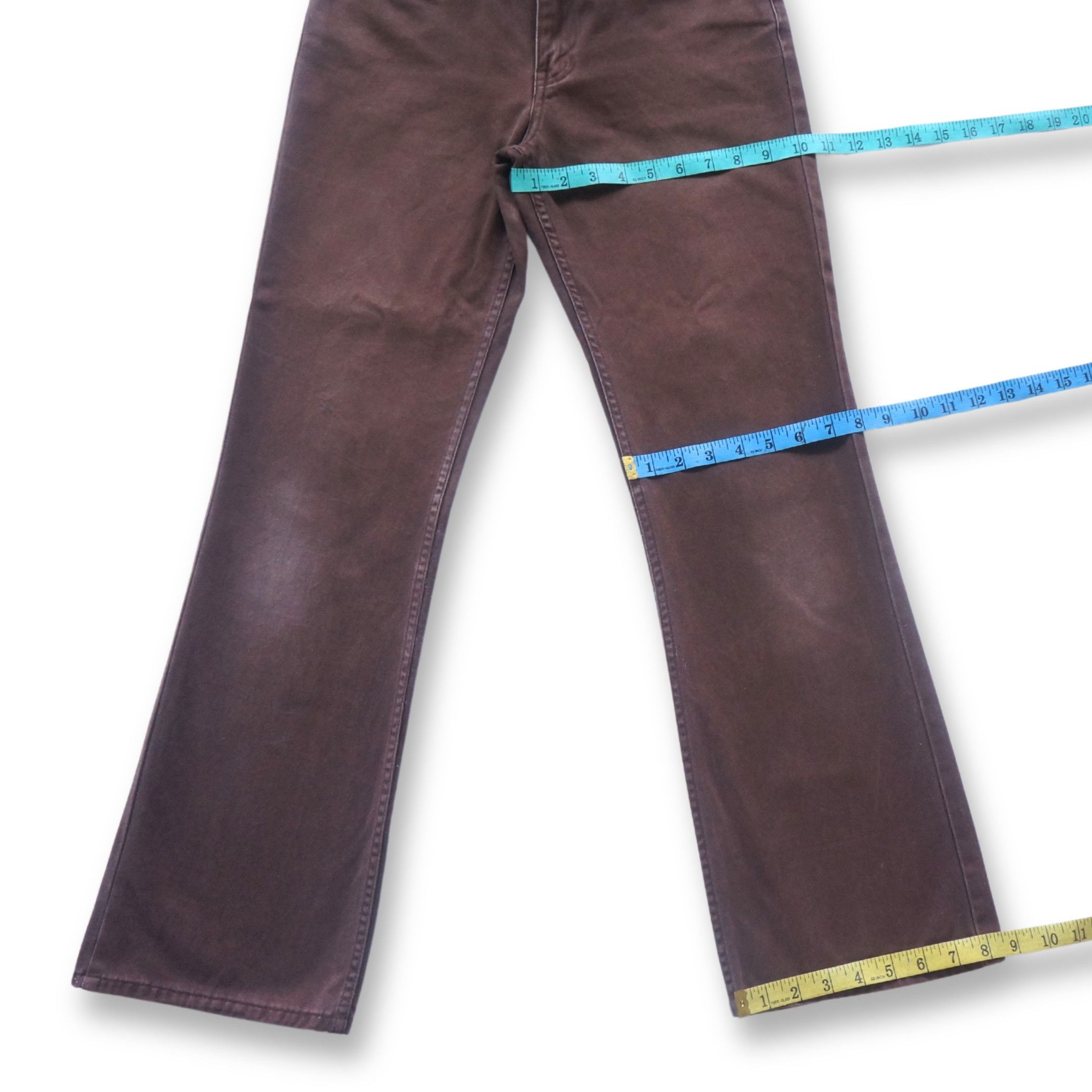 Levi's Levi's 553 Silver Tab Brown Flare Jeans Size 26" / US 2 / IT 38 - 12 Thumbnail