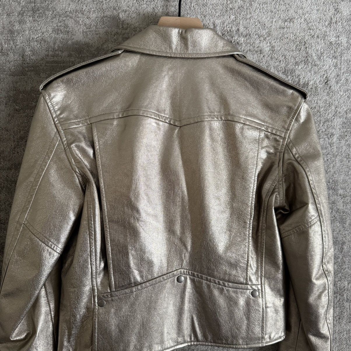 Ralph Lauren Purple Label Ralph Lauren Purple Label Goatskin Leather Biker Jacket Size US S / EU 44-46 / 1 - 9 Thumbnail