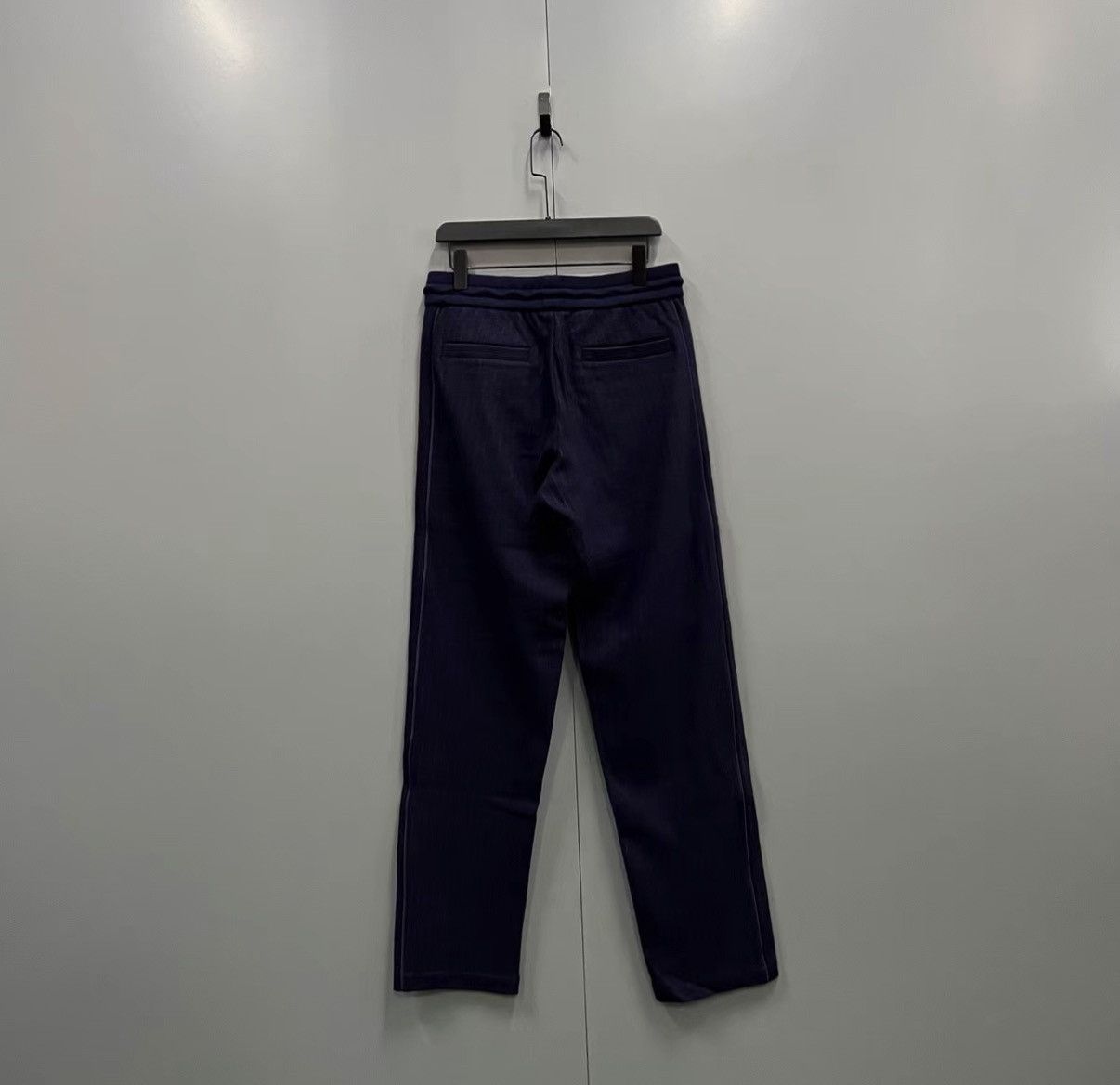 Dior Dior Navy Embroidered Logo Trousers J41 Size 27" / US 4 / IT 40 - 2 Thumbnail