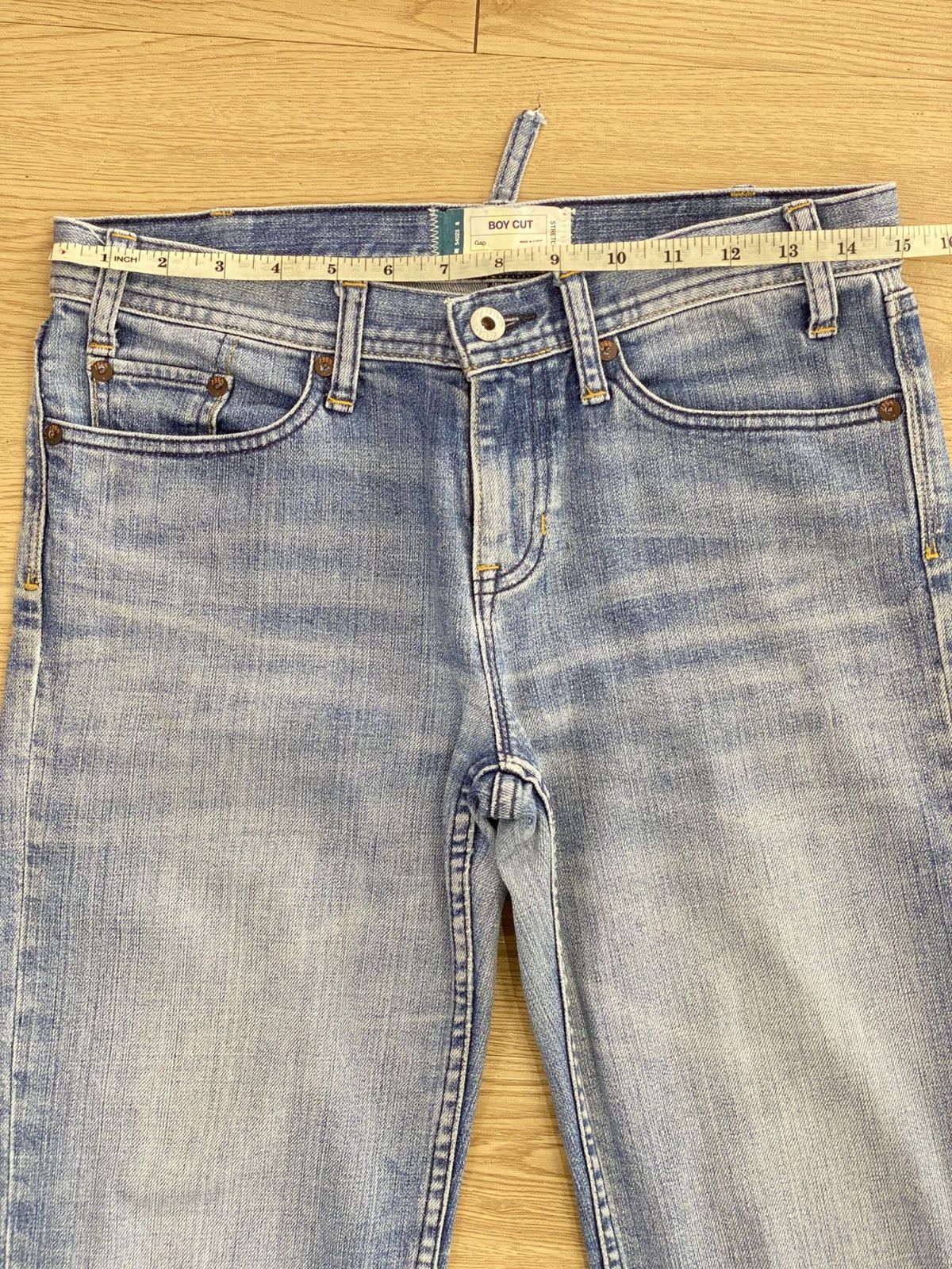 Gap GAP Blue Faded Wash Loose Syle Jeans Size US 30 / EU 46 - 9 Thumbnail