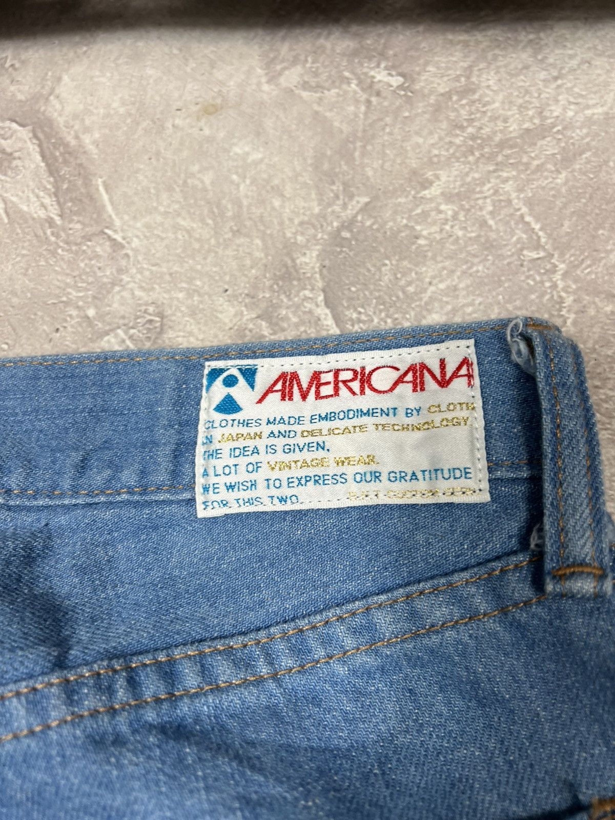 Vintage Vintage Japanese Brand Americana Blue Jeans Size 30" / US 8 / IT 44 - 5 Thumbnail