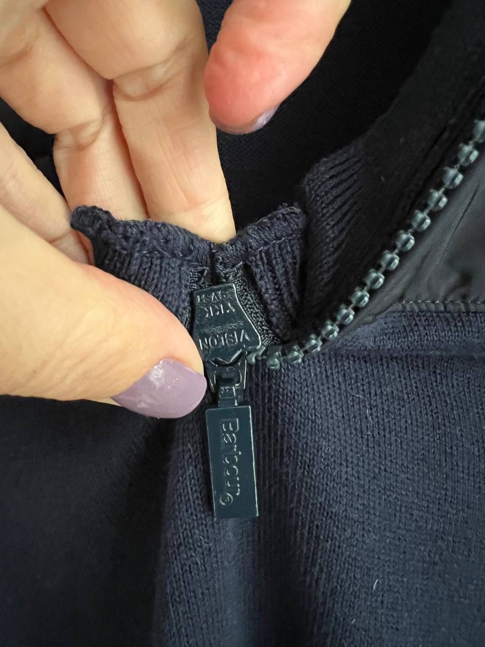 Barbour Barbour men's jacket dark blue with zipper size L Size US L / EU 52-54 / 3 - 5 Thumbnail