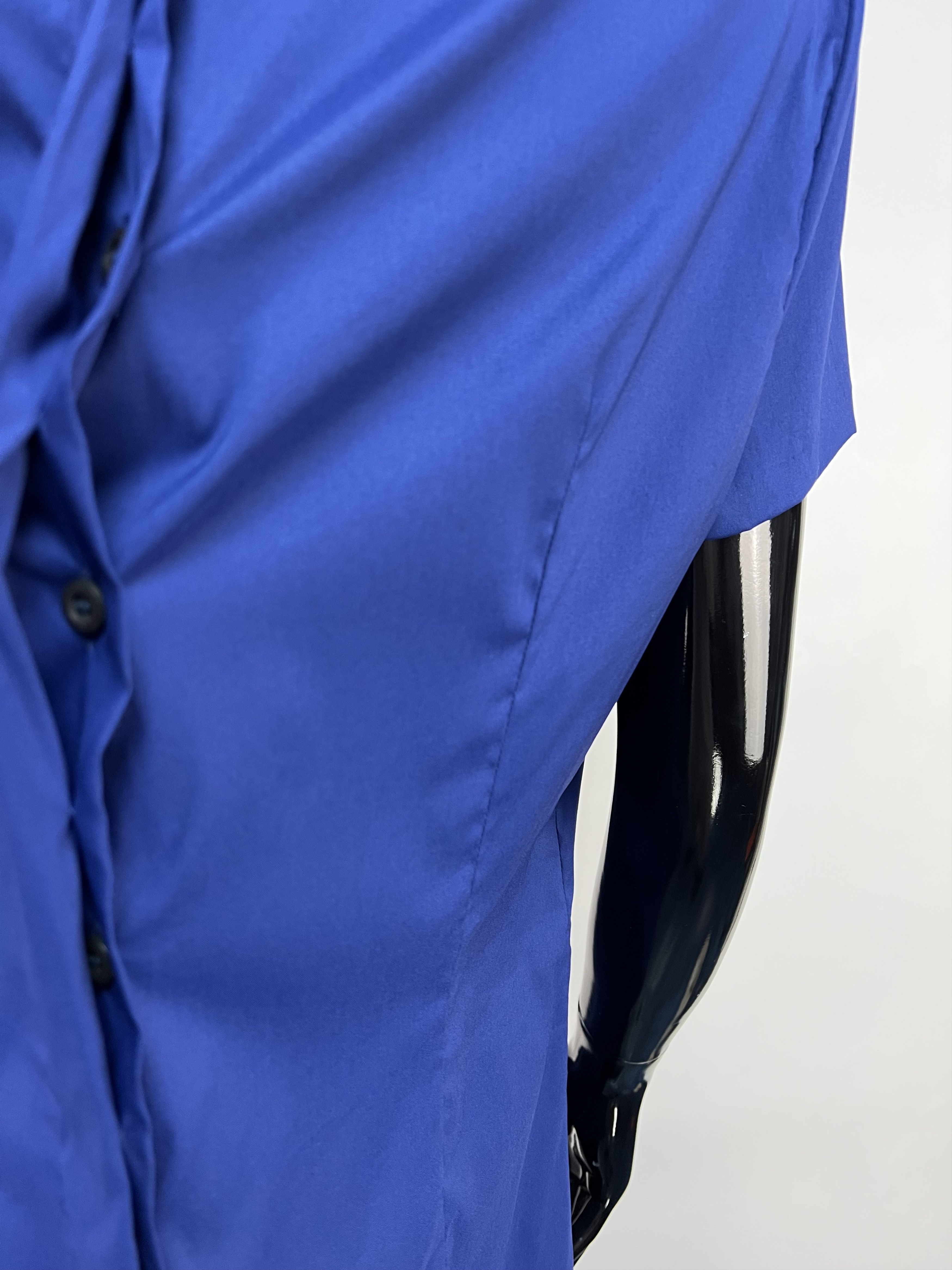 Prada PRADA Blue Cotton Blouse Size IT 46 Size L / US 10 / IT 46 - 16 Thumbnail