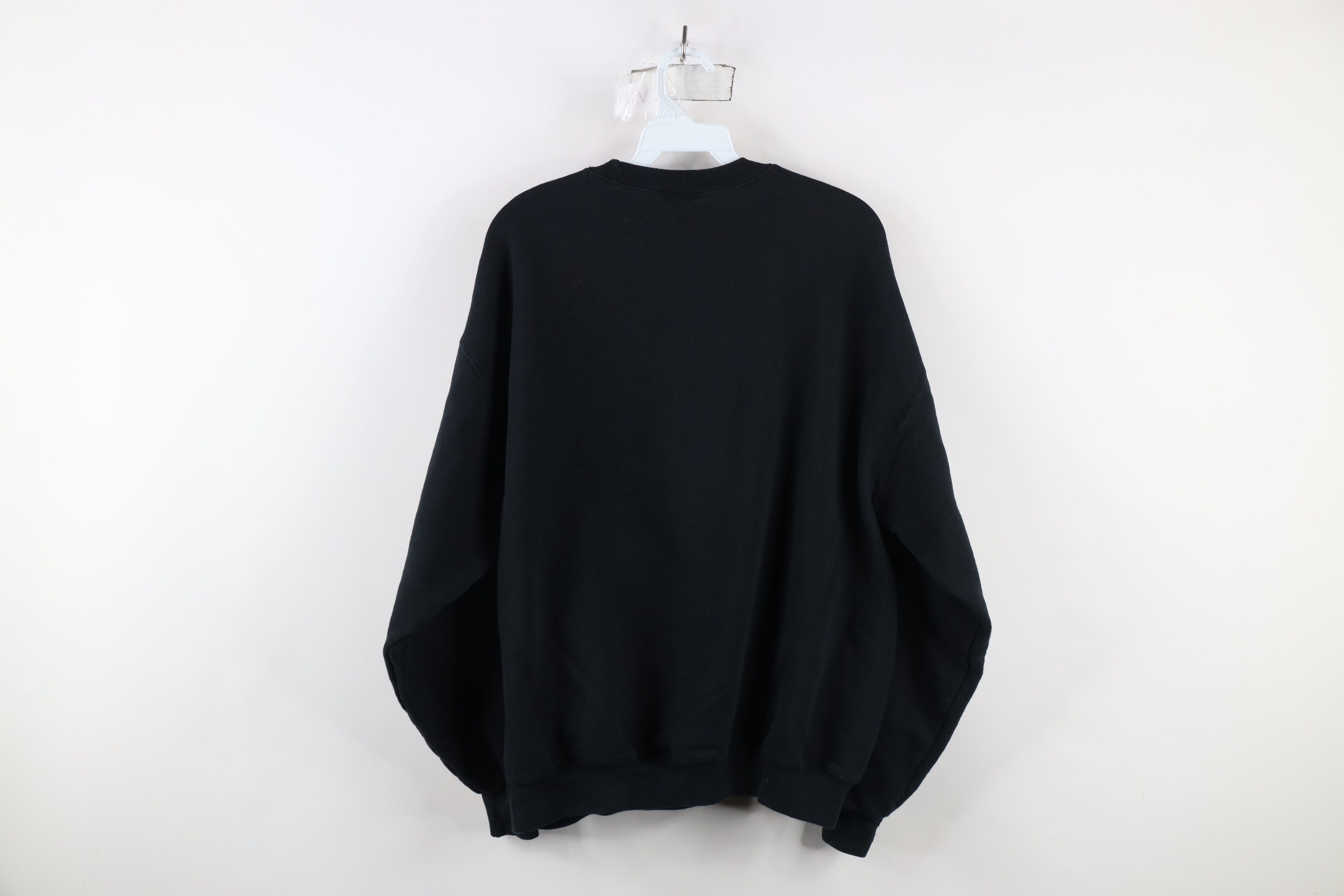 Vintage Vintage 90s Streetwear Halloween Pumpkin Sweatshirt Black Size US L / EU 52-54 / 3 - 9 Thumbnail