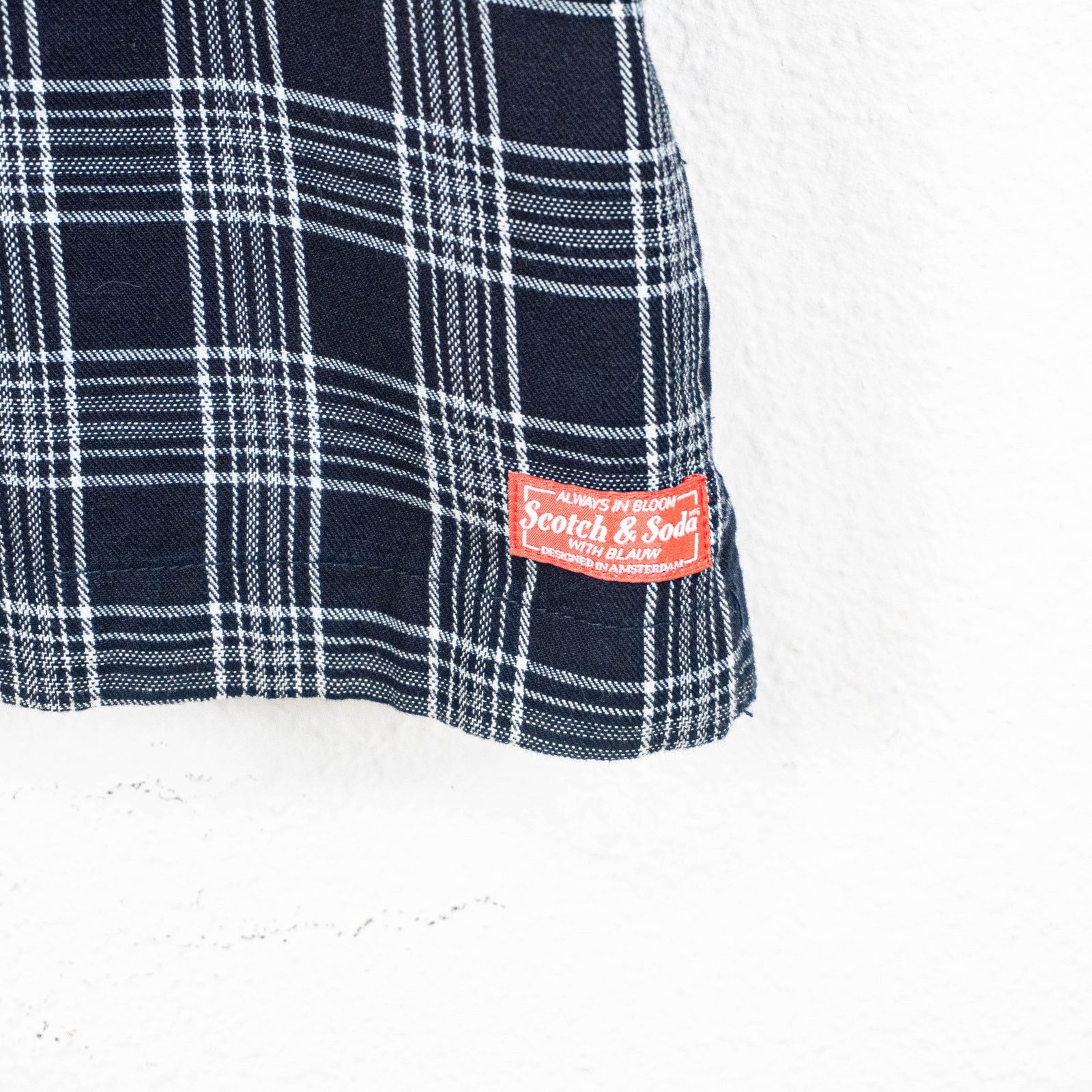 Scotch & Soda Scotch & Soda Patchwork Camp Short Sleeve Shirt indigo M Size US M / EU 48-50 / 2 - 8 Thumbnail