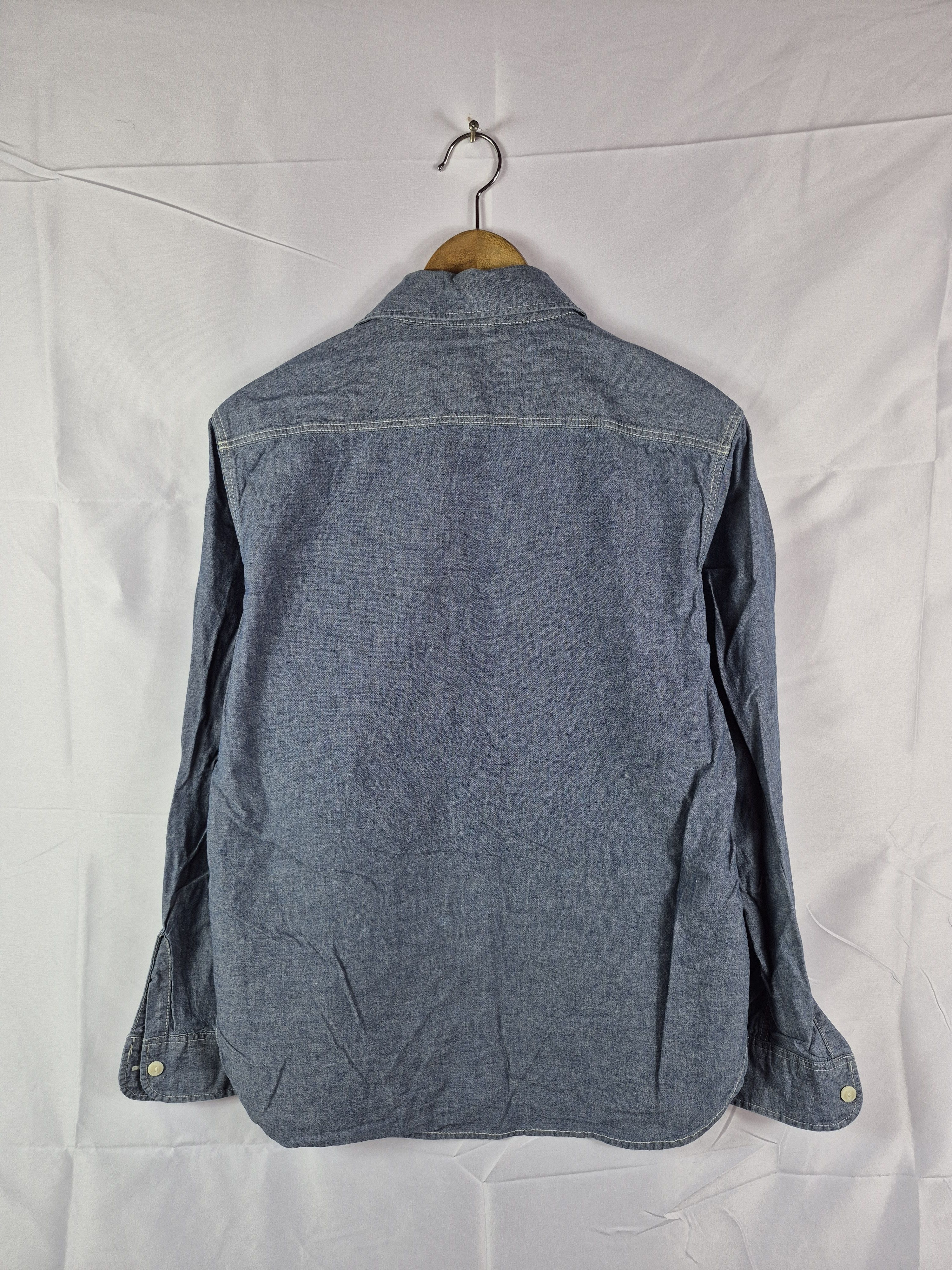 Oshkosh 🔥 Oshkosh Chambray Design Shirt Button Ups Size US S / EU 44-46 / 1 - 5 Thumbnail