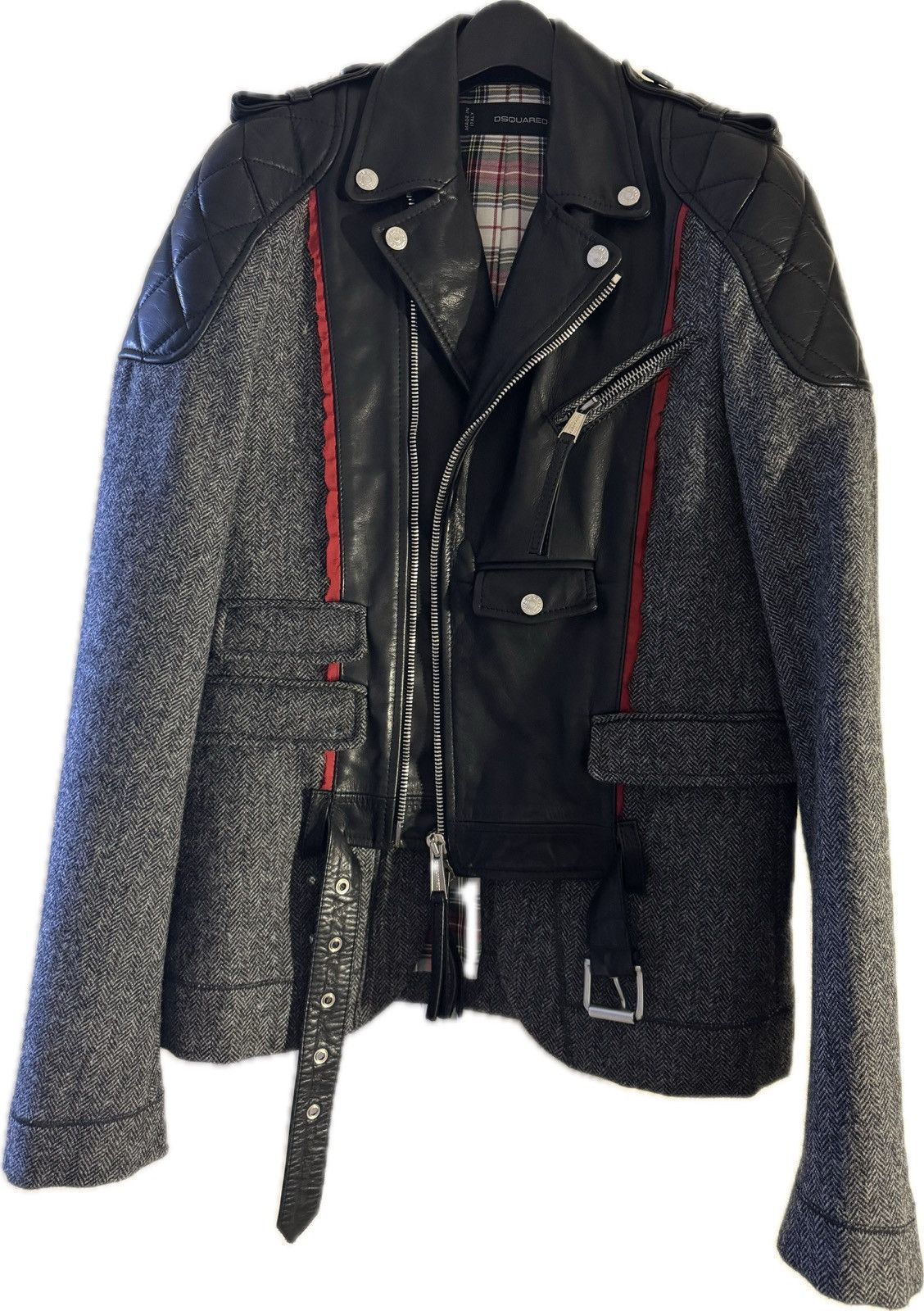 Dsquared2 Dsquared2 archive hybrid rider jacket Size US M / EU 48-50 / 2 - 1 Thumbnail