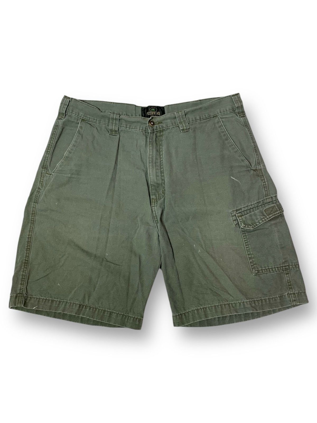 Steals! Redhead Army Navy Green Cargo Short Pants