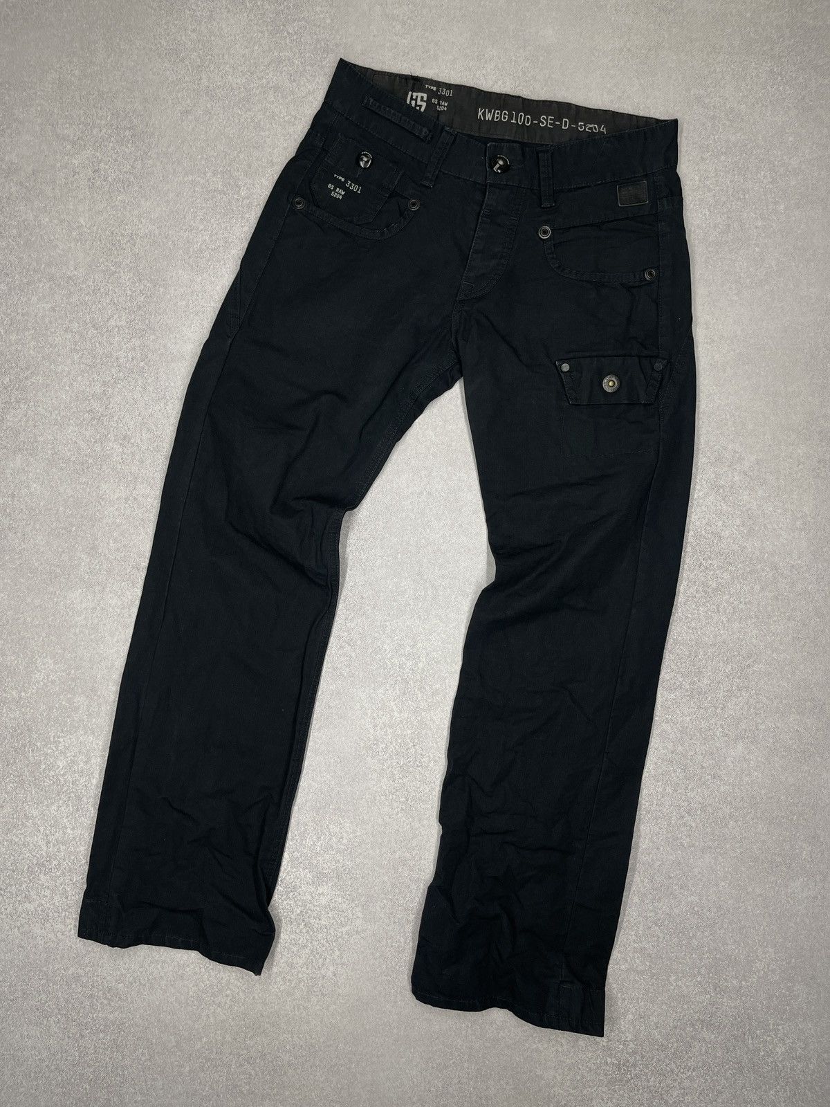 G-Star G-Star Raw WP Parker Radar Cargo Pants Black Multipocket Size US 30 / EU 46 - 6 Thumbnail