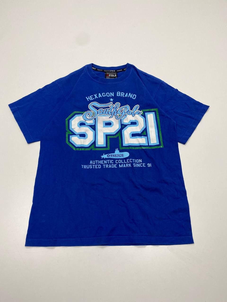 Southpole South Pole Blue Graphic T-Shirt SP21 Urban Streetwear Men S Size US S / EU 44-46 / 1 - 1 Thumbnail