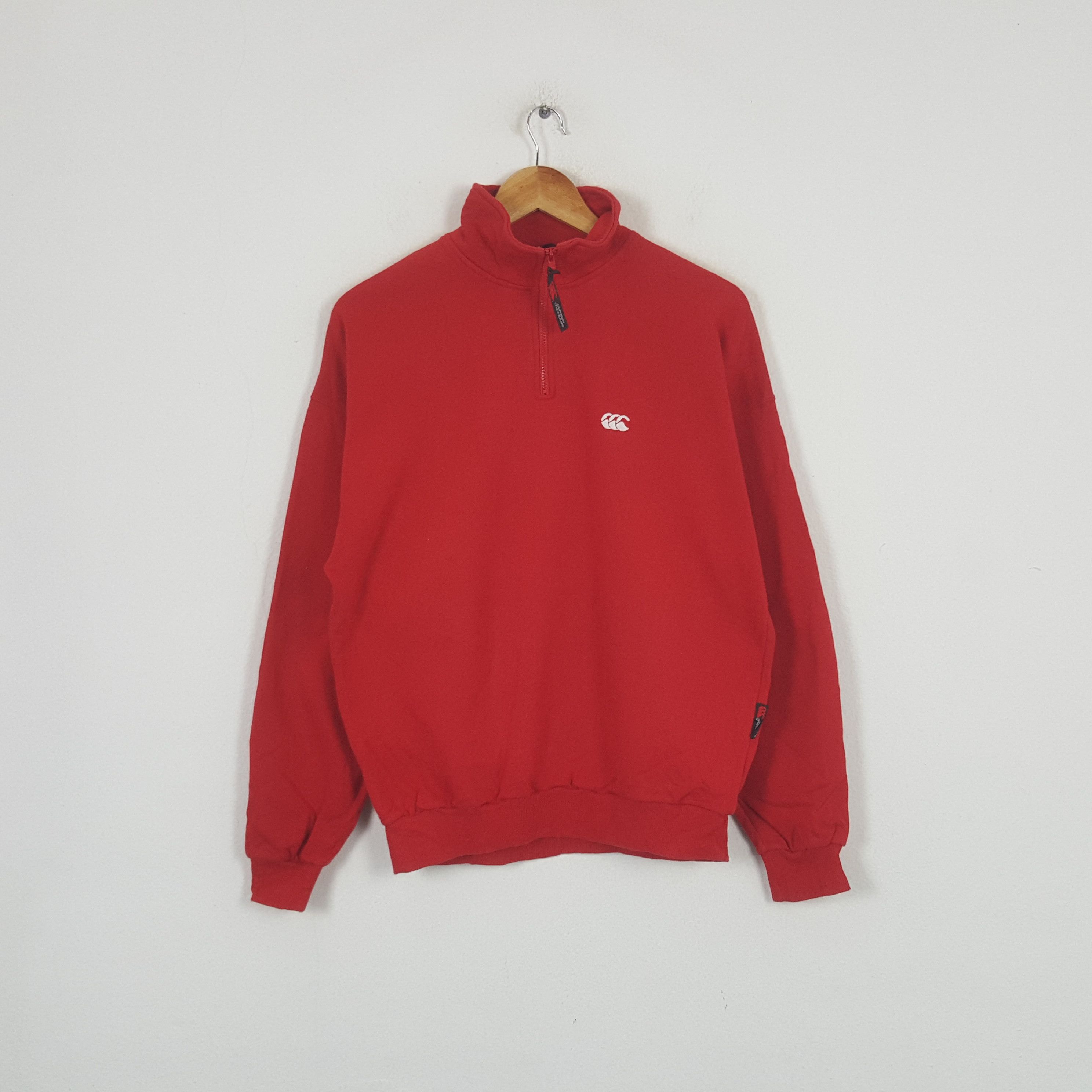 Canterbury of New Zealand × Vintage Vintage Canterburry Of New Zealand Half Zipper Sweatshirt Size US M / EU 48-50 / 2 - 1 Thumbnail