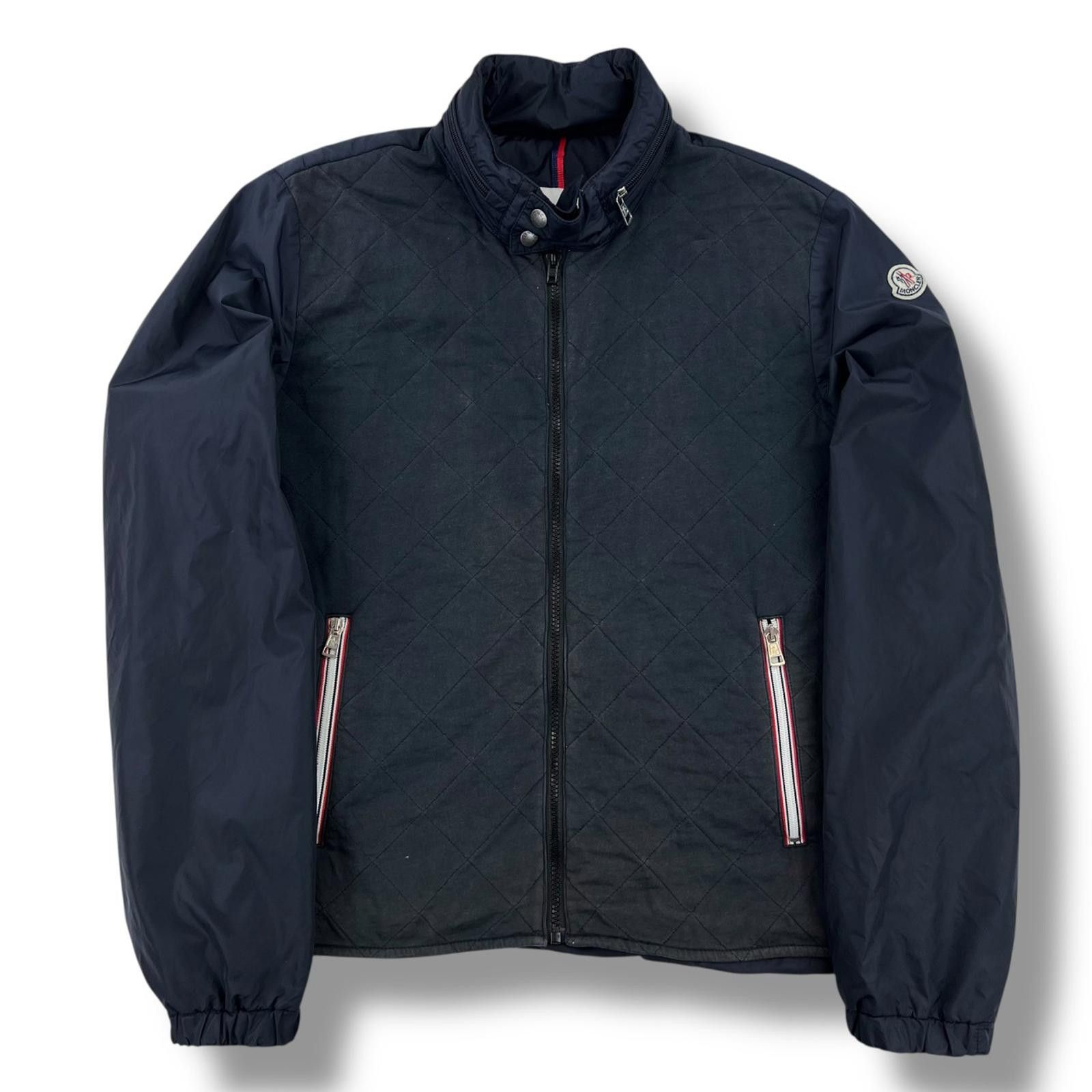 Moncler Moncler Navy Quilted Jacket Size US M / EU 48-50 / 2 - 2 Thumbnail