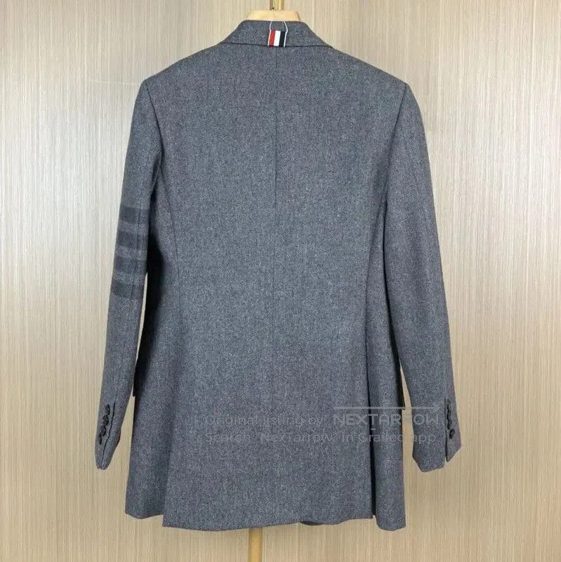 Thom Browne Thom Browne Gray Wool Women's Cardigan . Size L / US 10 / IT 46 - 2 Thumbnail