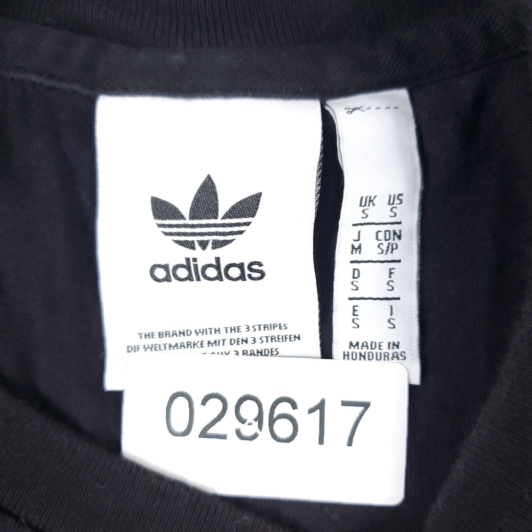 Adidas ADIDAS Shirt Mens Small Black Logo Short Sleeve Adult Cotton Blend Crew Neck Casual T-Shirt Unisex 90s Modern Sports Graphic Logo Mens Size US S / EU 44-46 / 1 - 7 Thumbnail