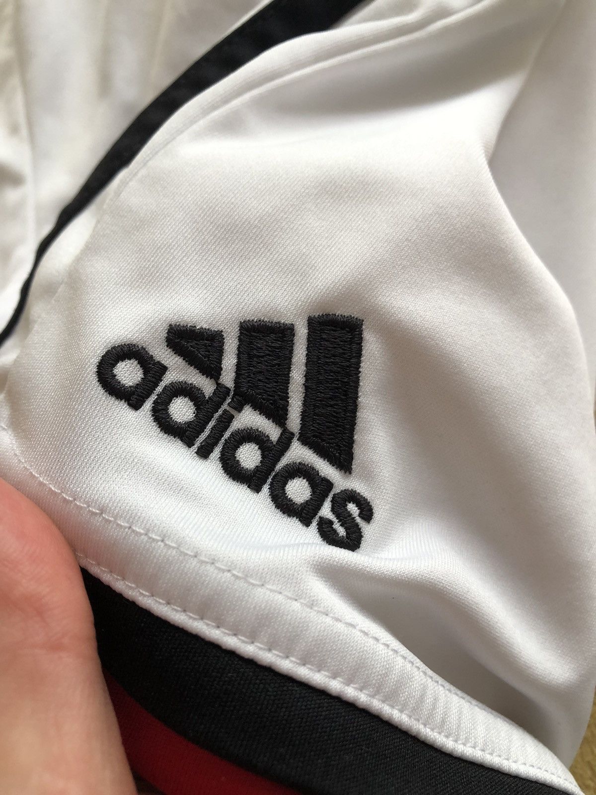 Adidas GERMANY FOOTBALL NATIONAL SOCCER TEAM SPORT SHORTS Size US 29 - 3 Thumbnail
