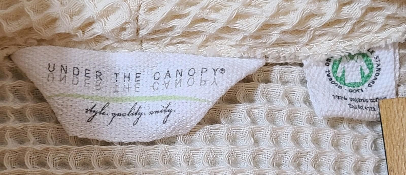 Designer Under The Canopy Organic Cotton Waffle Robe One Size Spa Size ONE SIZE - 10 Thumbnail