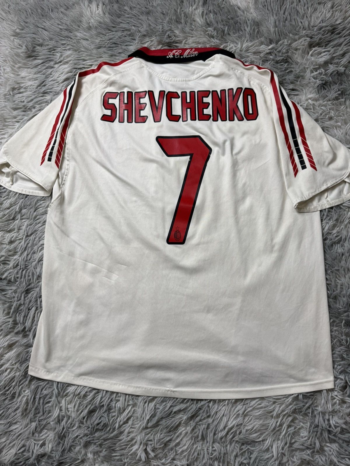 Vintage Vintage Ac Milan Shevchenko 2005-2006 Size US XL / EU 56 / 4 - 6 Thumbnail