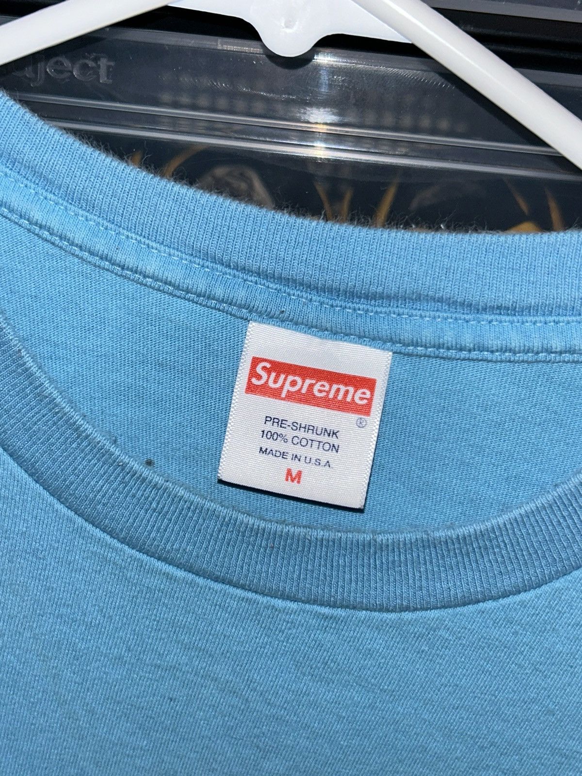 Supreme Supreme Faces Long-Sleeve Tee FW19 Light Slate size Medium Size US M / EU 48-50 / 2 - 3 Thumbnail