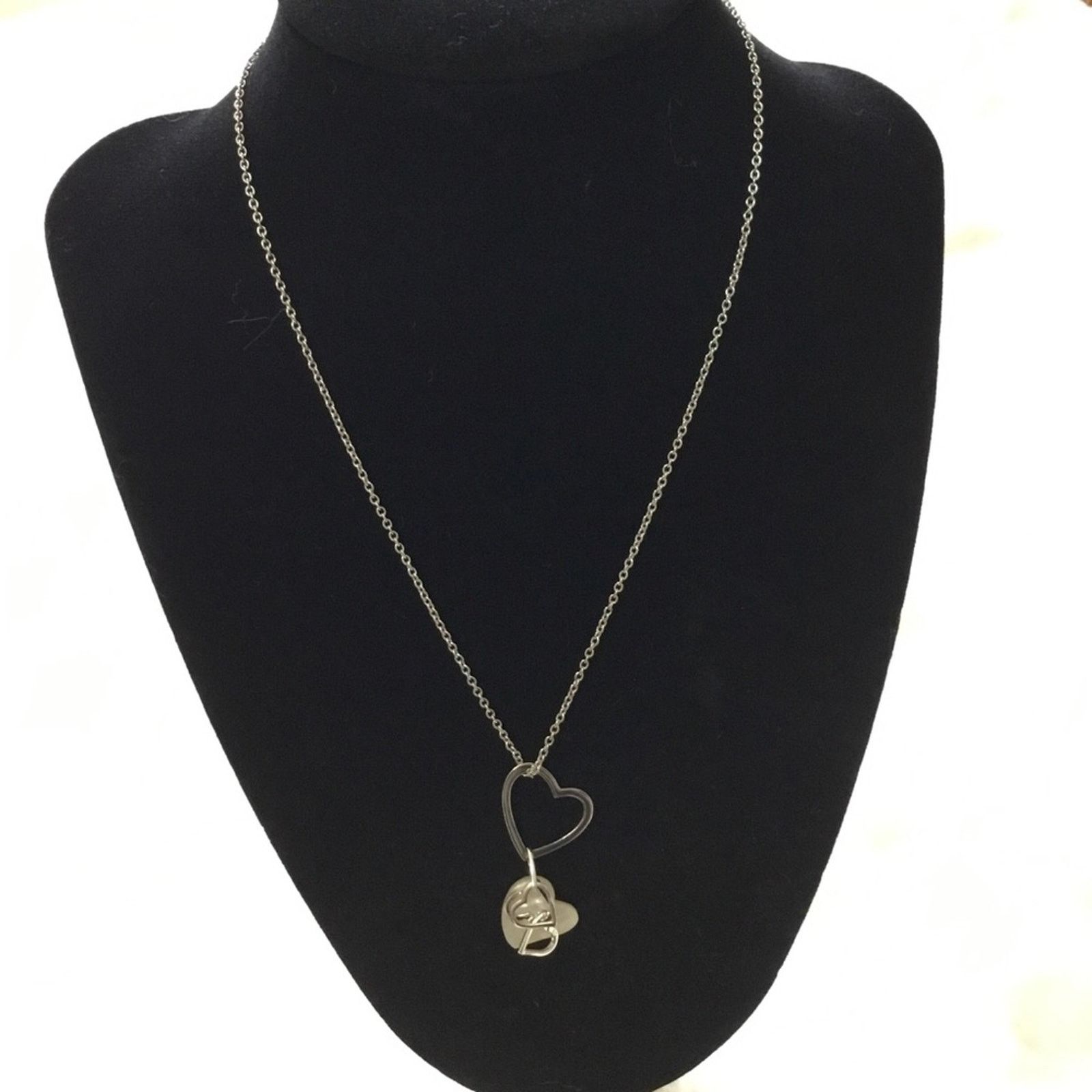 Other Sterling Silver Multi-Hearts Necklace Size ONE SIZE - 2 Thumbnail