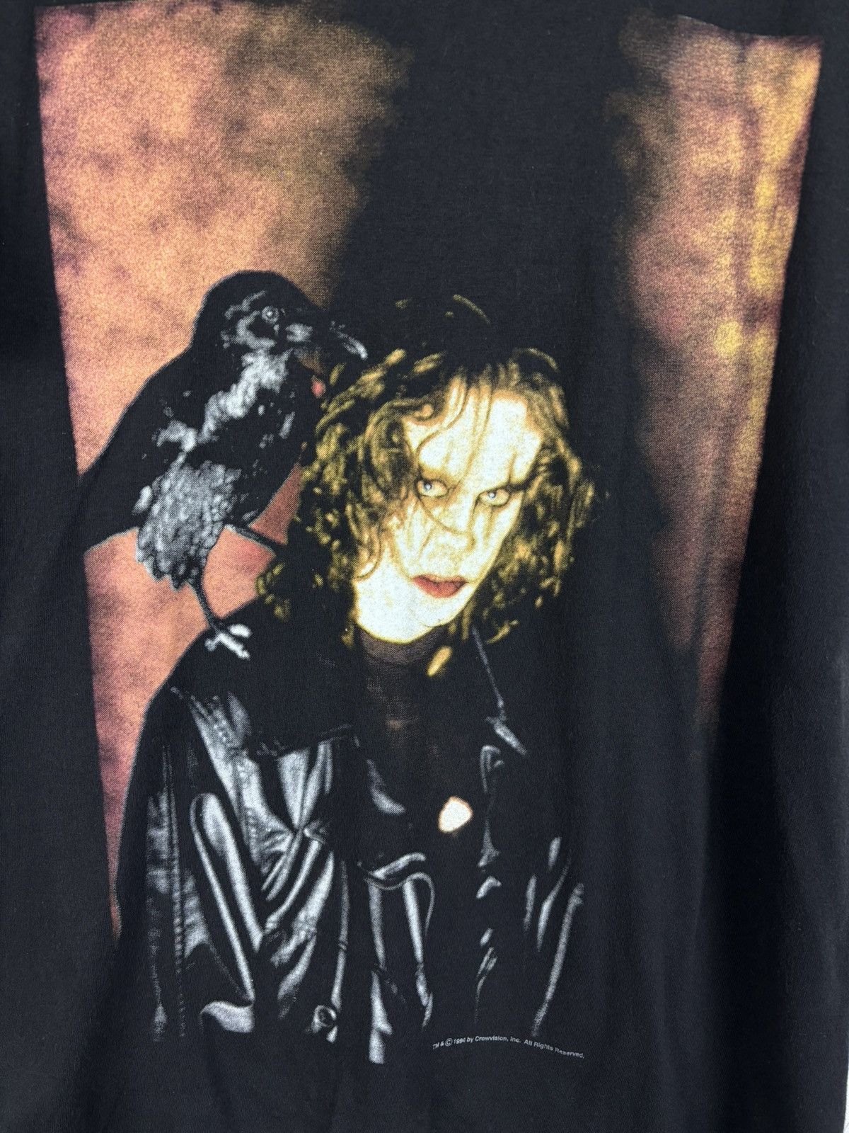 Vintage 90s The Crow 1994 Movie Promo Brandon Lee T-Shirt Black ~XL Size US XL / EU 56 / 4 - 2 Thumbnail