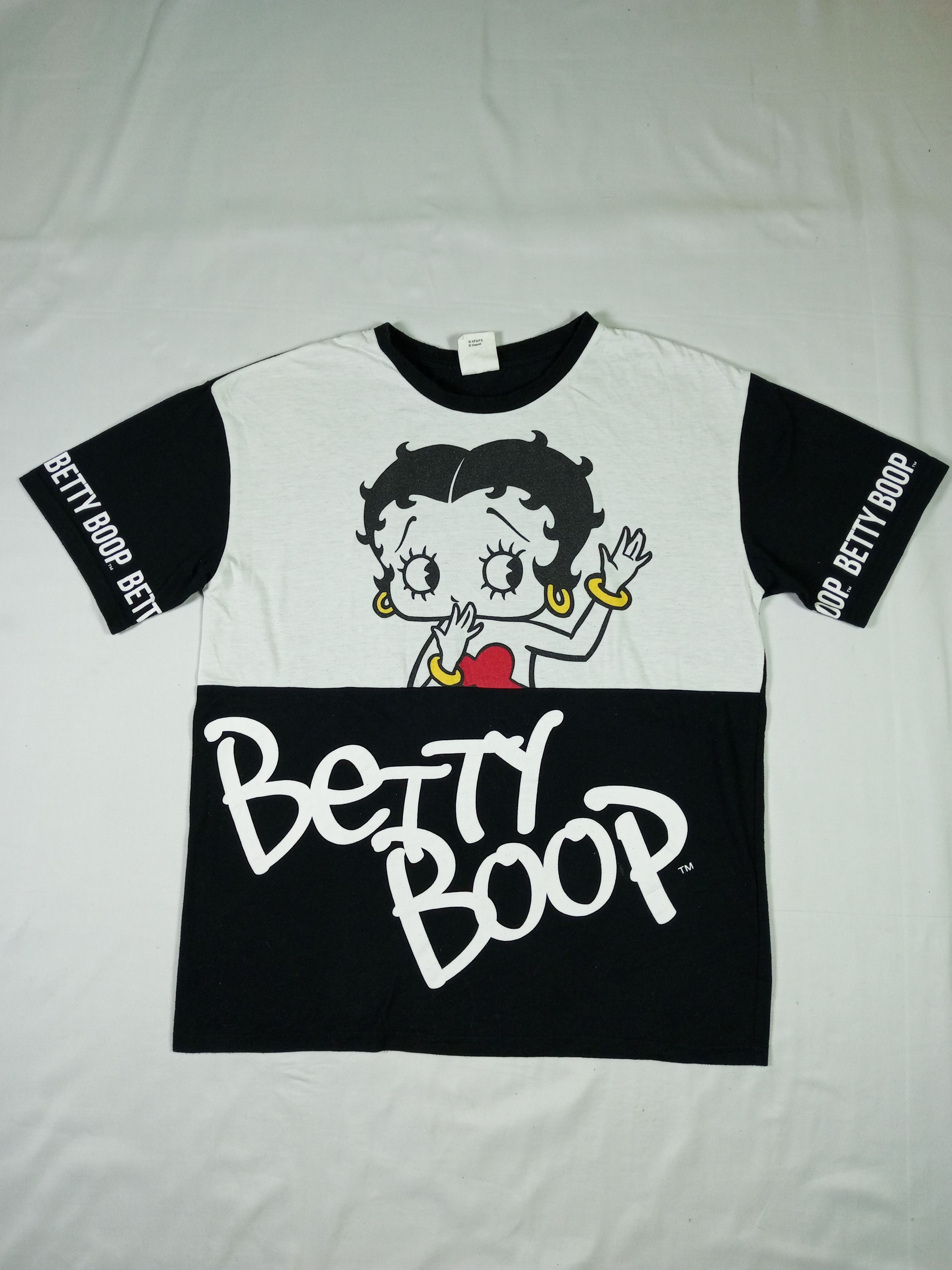 Vintage VINTAGE BETTY BOOP X DENIFITS T-SHIRT Size US L / EU 52-54 / 3 - 1 Thumbnail