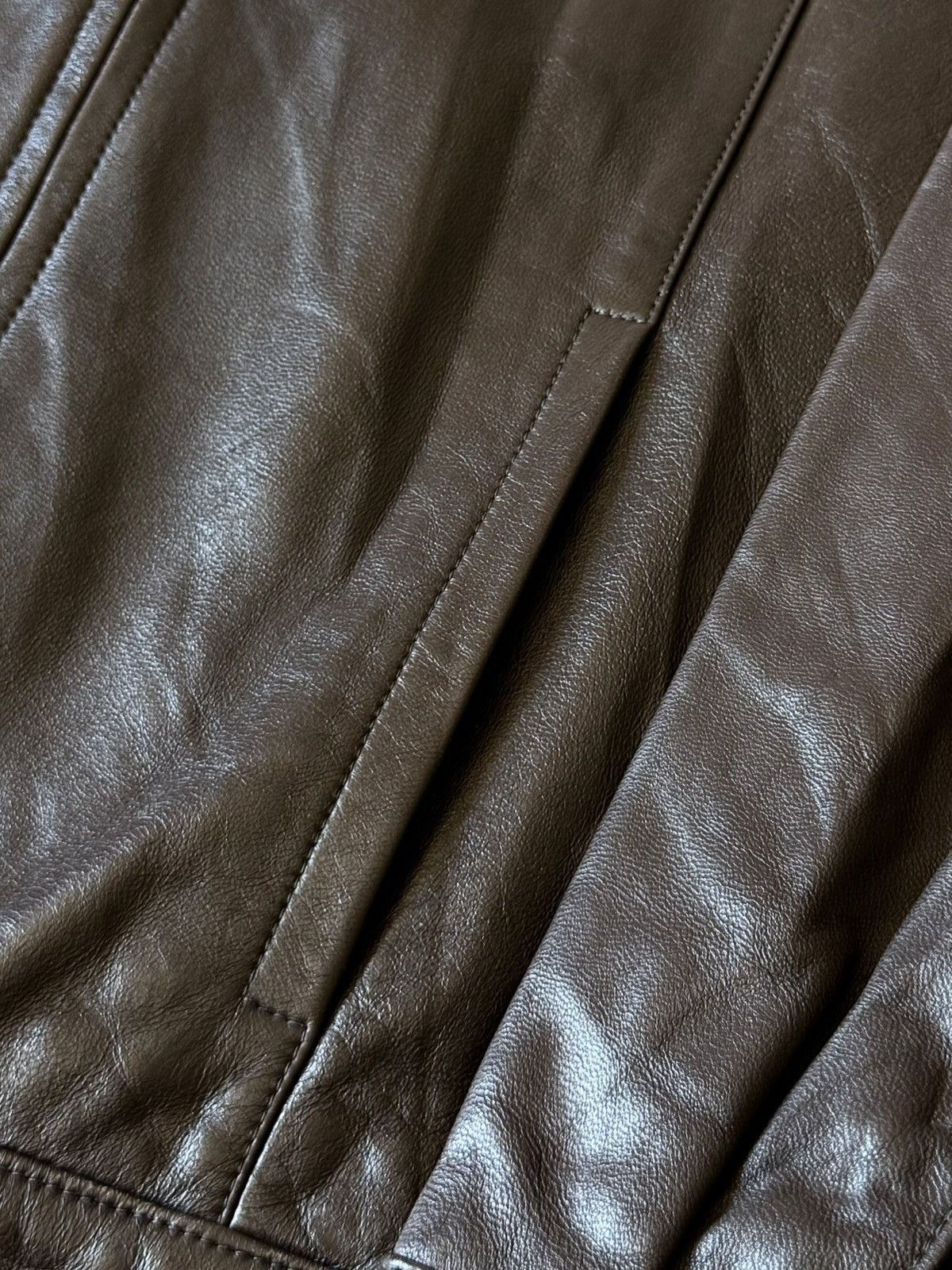 Balenciaga Balenciaga - 1997 -Nicolas Ghesquière -Zip Up Leather Jacket Size US M / EU 48-50 / 2 - 3 Thumbnail