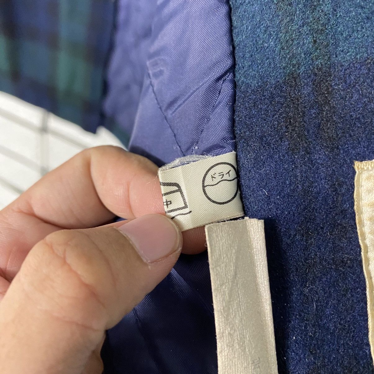 Issey Miyake Vintage Wool Chore Jacket Madison Tartan Design Check Size US L / EU 52-54 / 3 - 21 Thumbnail